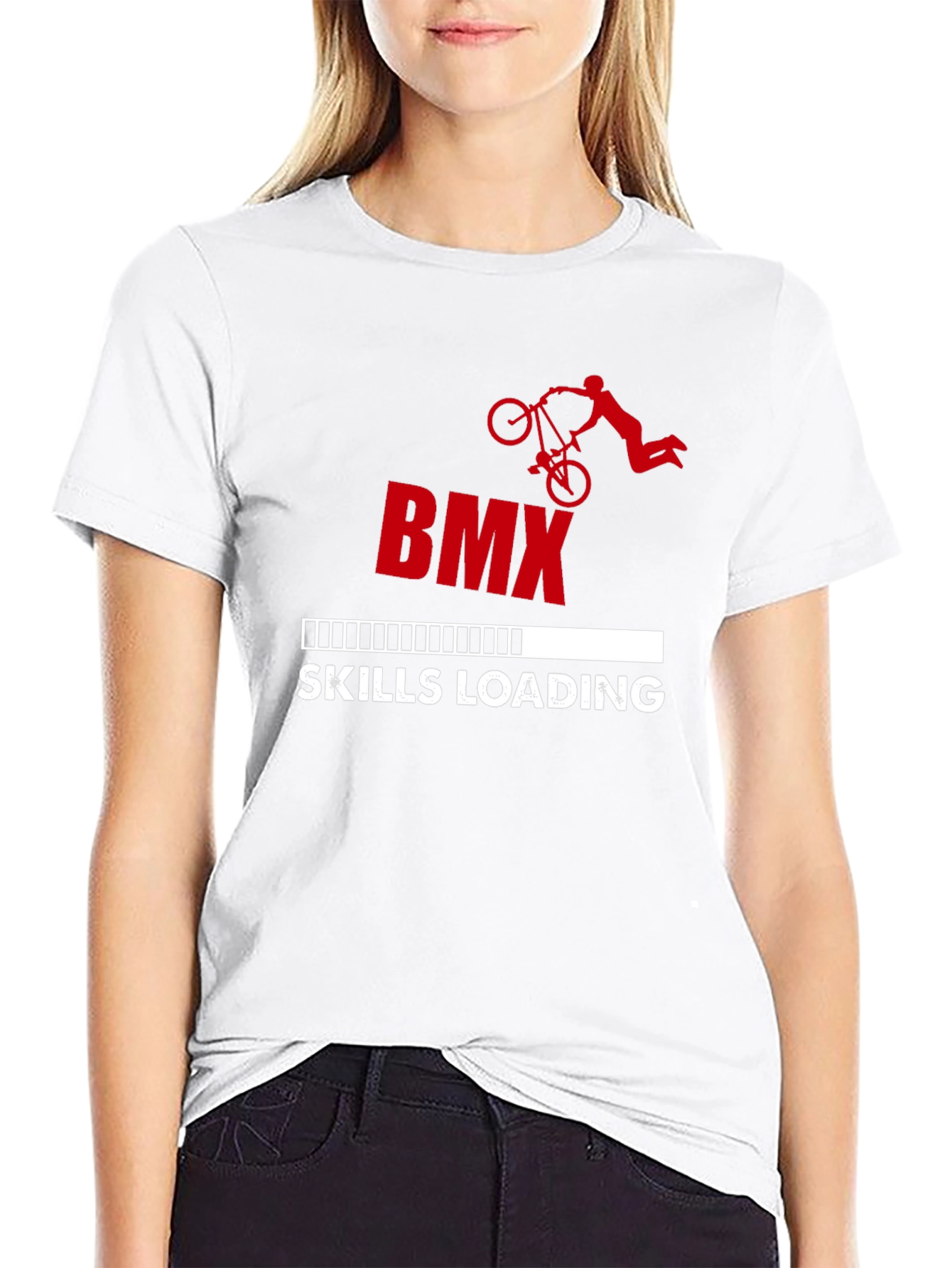 BMX Skills Loading Graphic T-Shirt