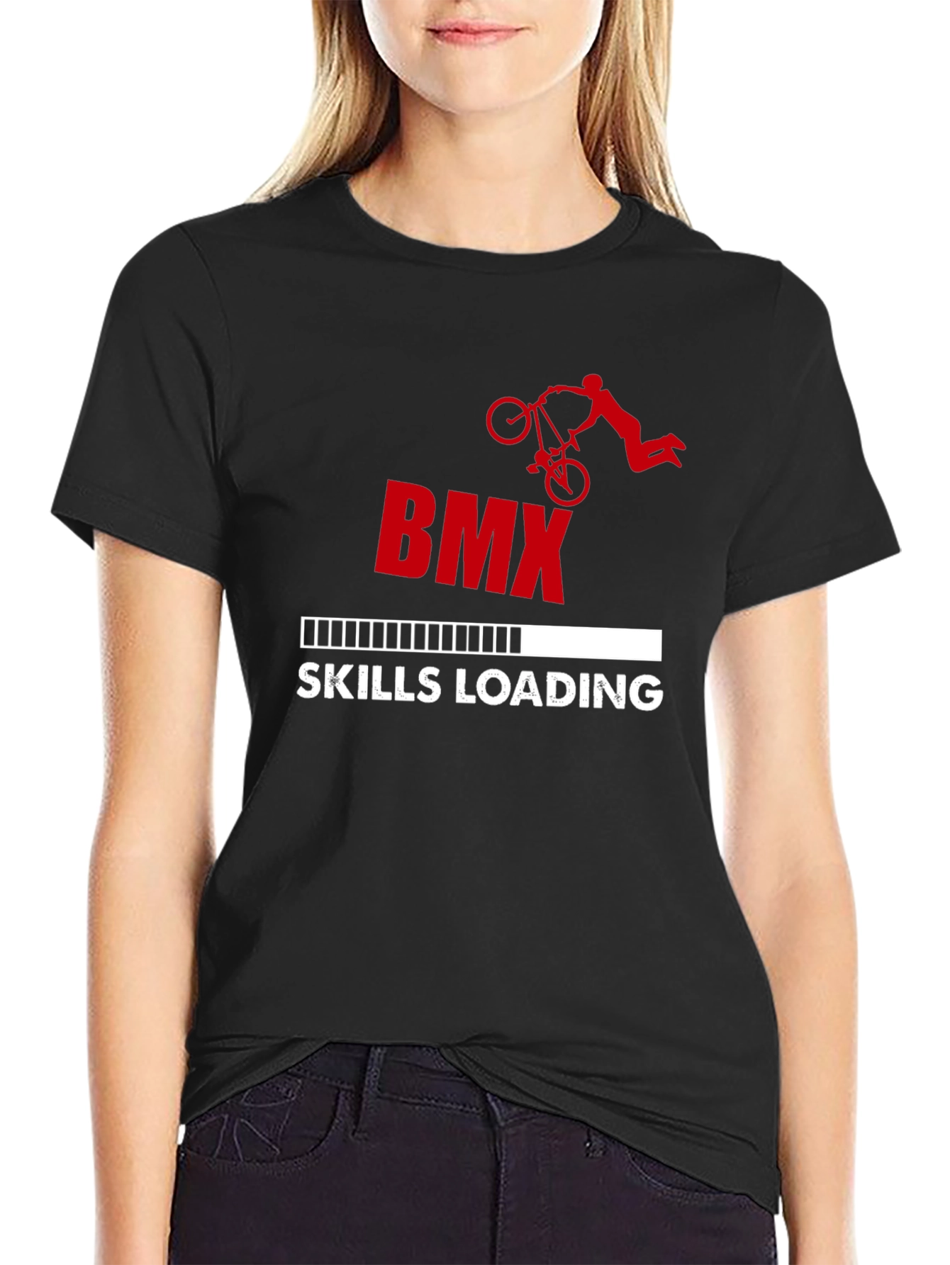 BMX Skills Loading Graphic T-Shirt