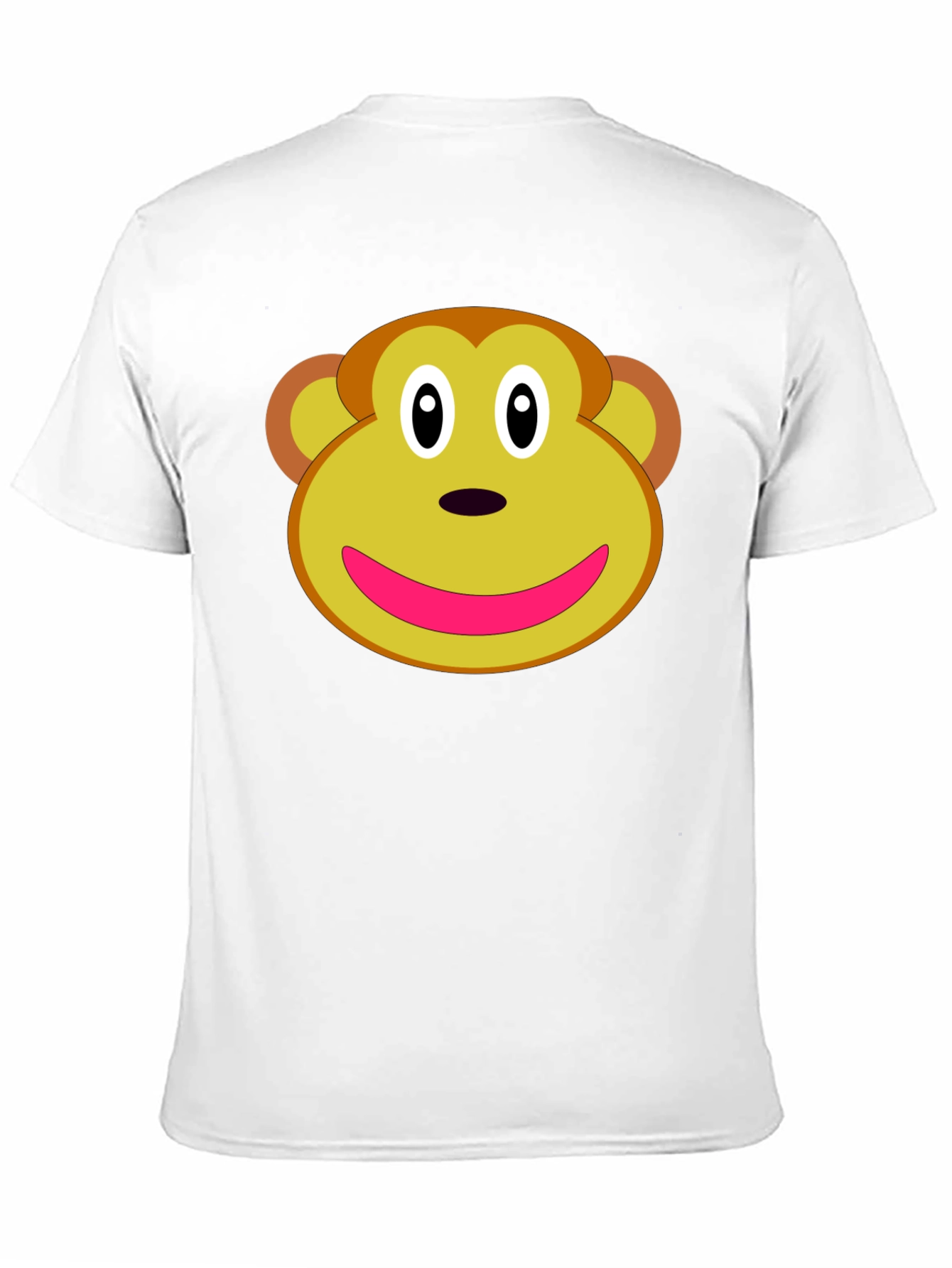 Monkey Face Graphic Tee - Novelty T-Shirt