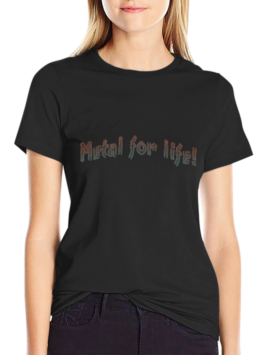 Metal for Life Black Graphic Tee