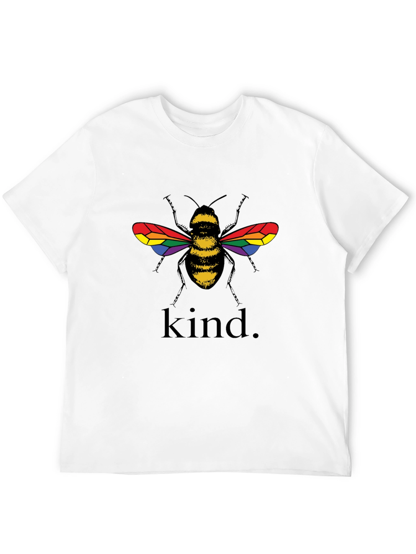 Bee Kind T-Shirt - Rainbow Pride