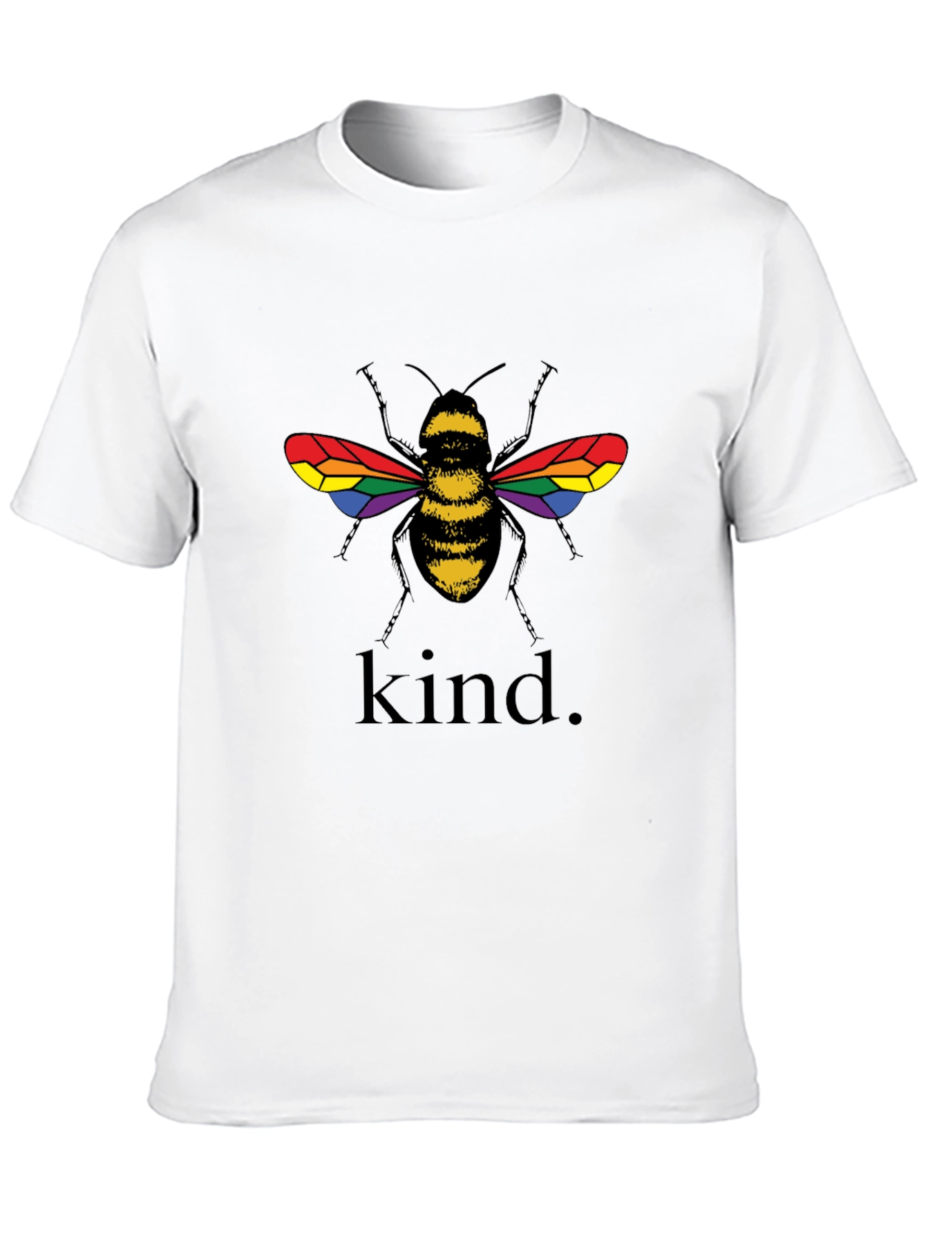 Bee Kind T-Shirt - Rainbow Pride