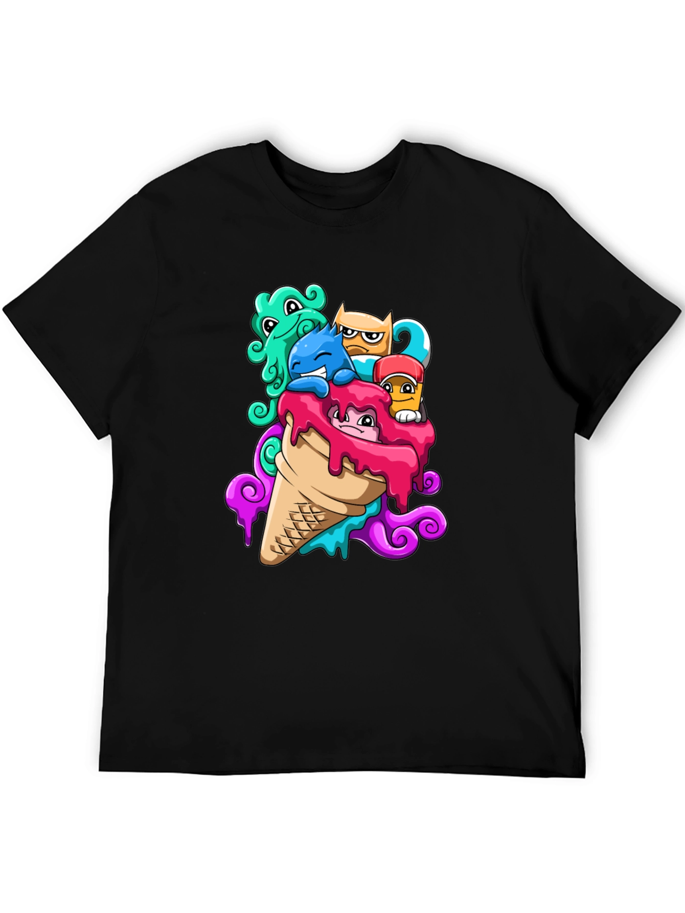 Monster Ice Cream Graphic Tee