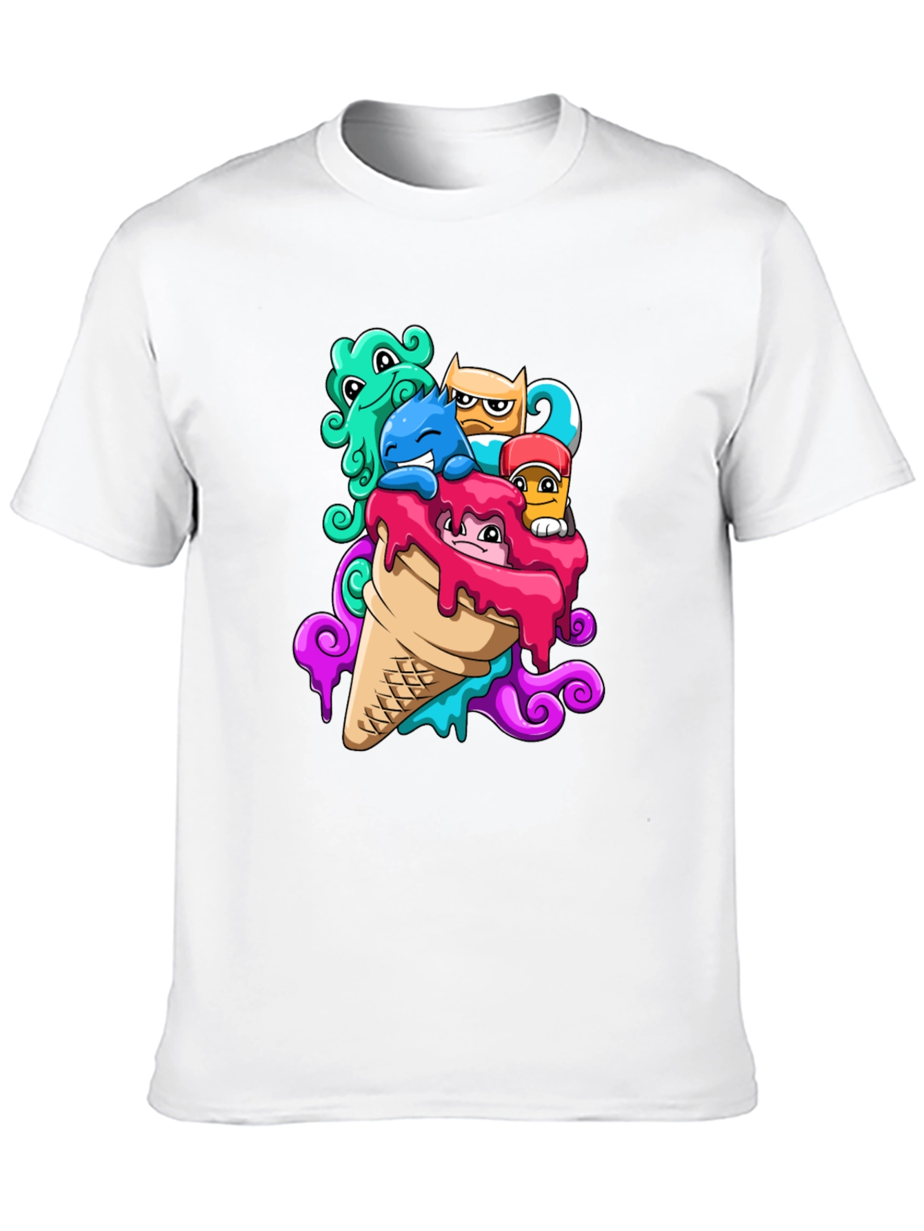Monster Ice Cream Graphic Tee