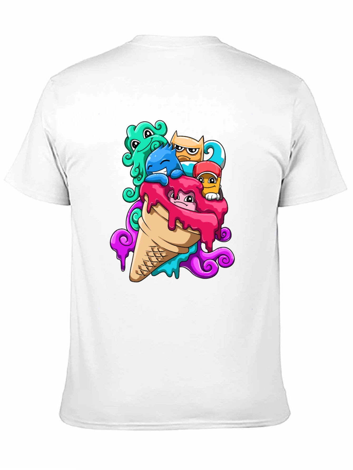 Monster Ice Cream Graphic Tee