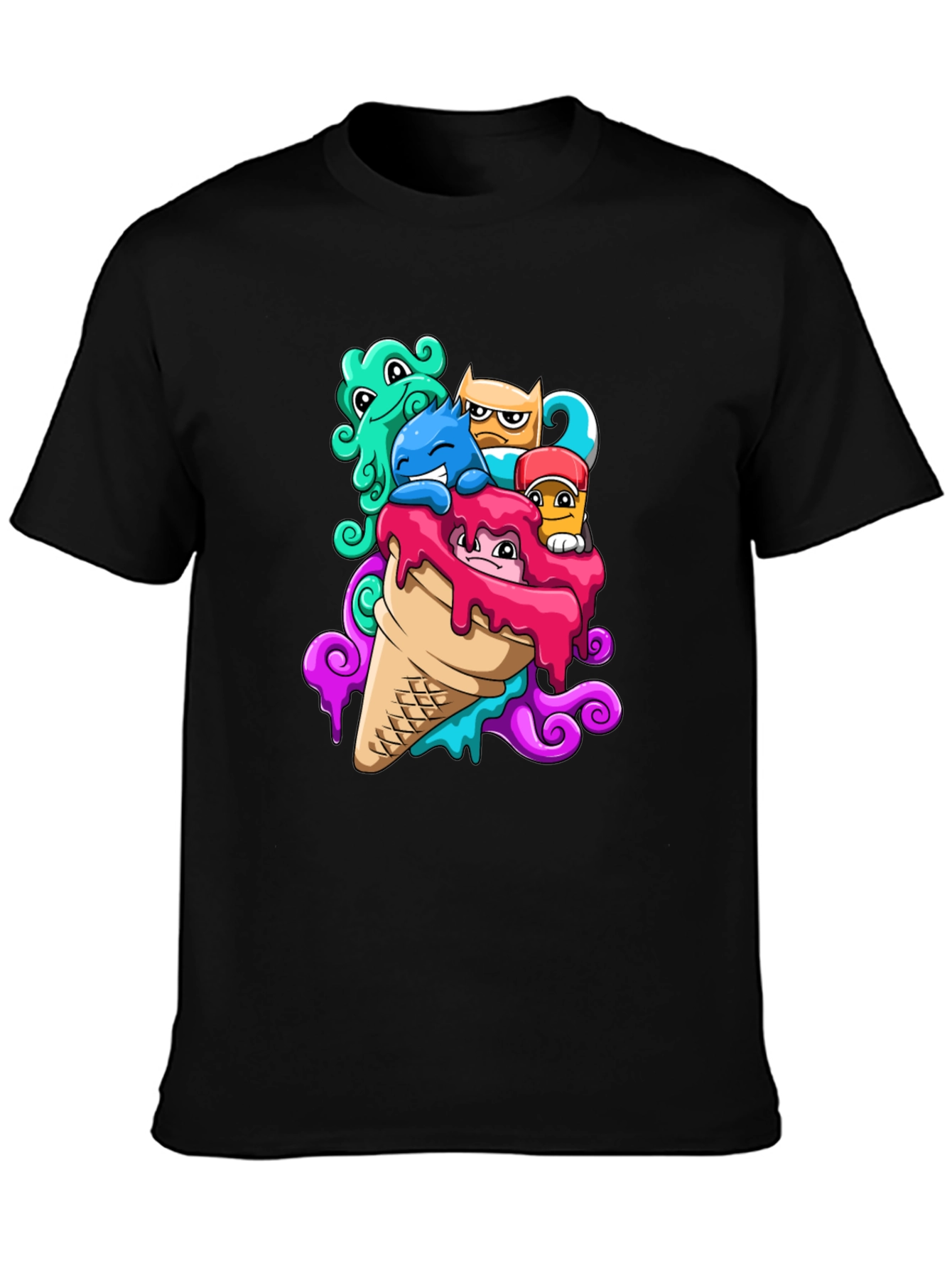 Monster Ice Cream Graphic Tee