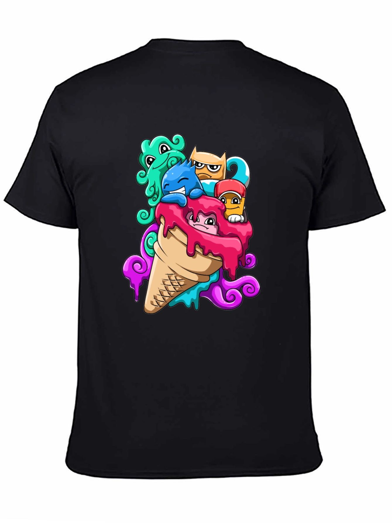Monster Ice Cream Graphic Tee
