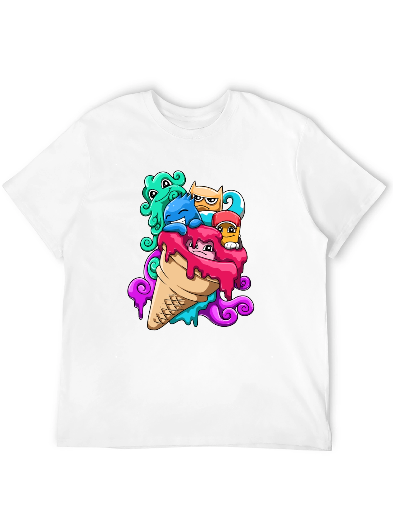 Monster Ice Cream Graphic Tee