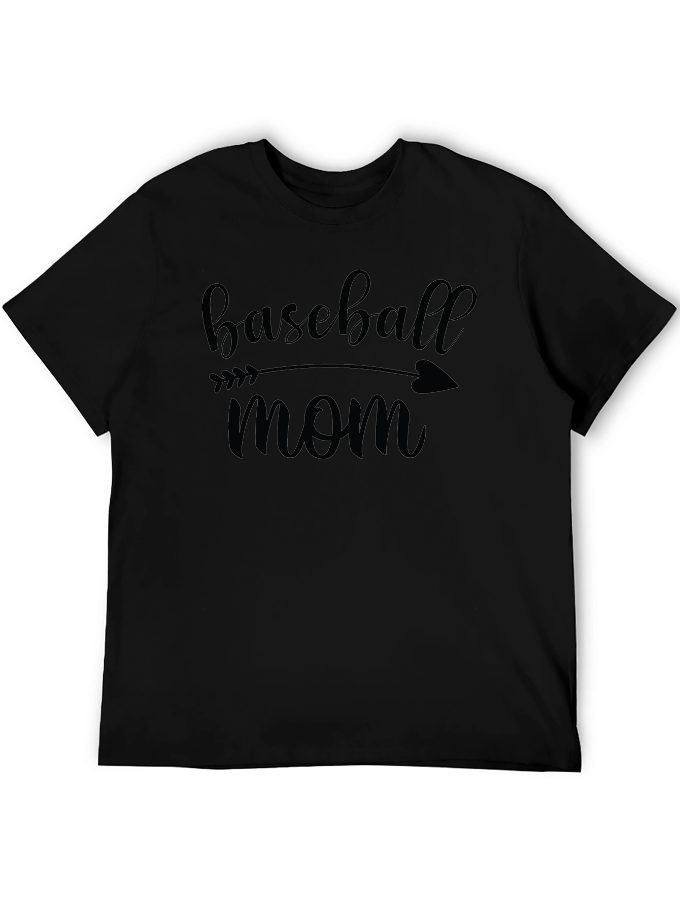 Baseball Mom Graphic T-Shirt - Trendy Casual Tee