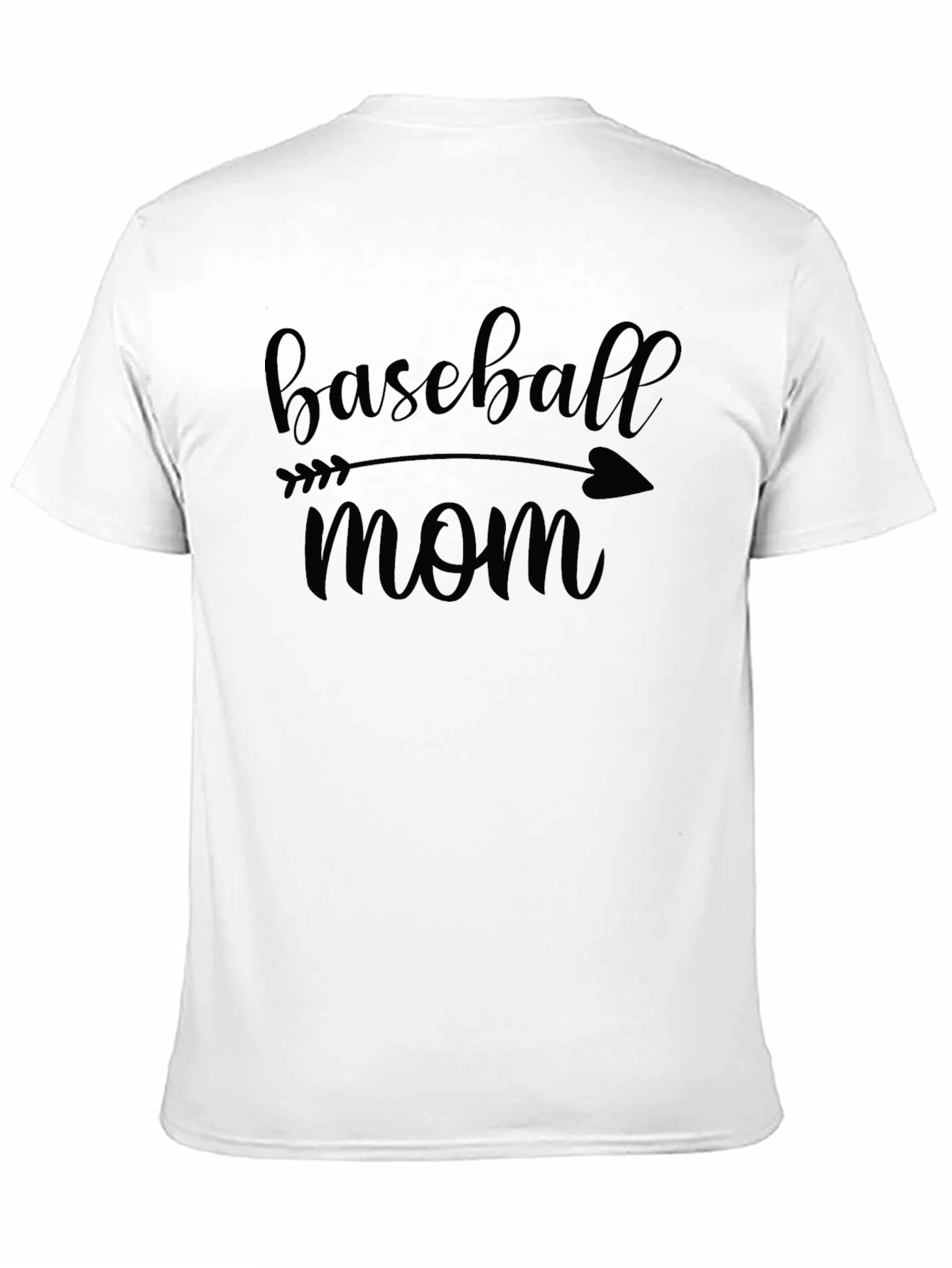 Baseball Mom Graphic T-Shirt - Trendy Casual Tee