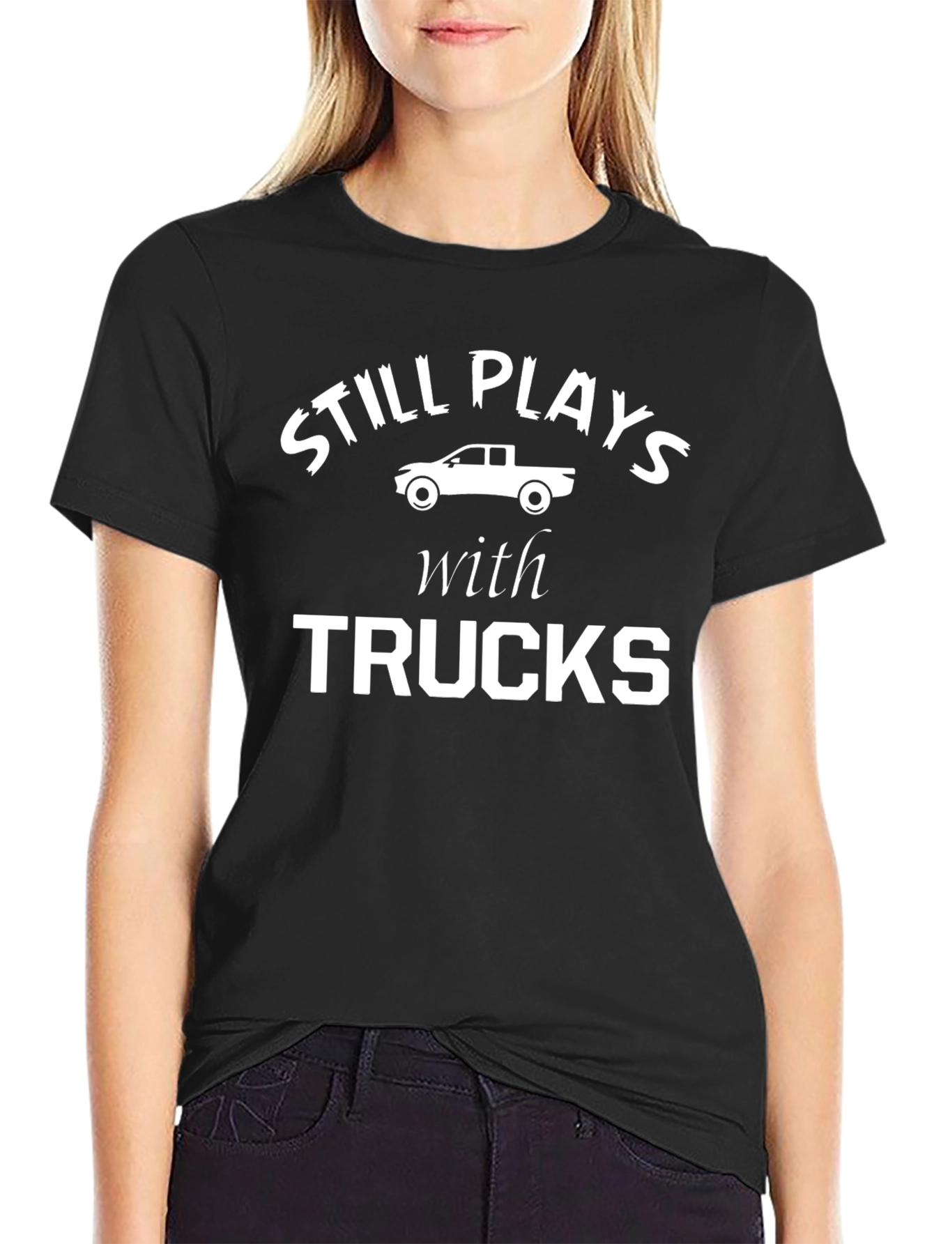 Still Plays with Trucks Graphic Tee
