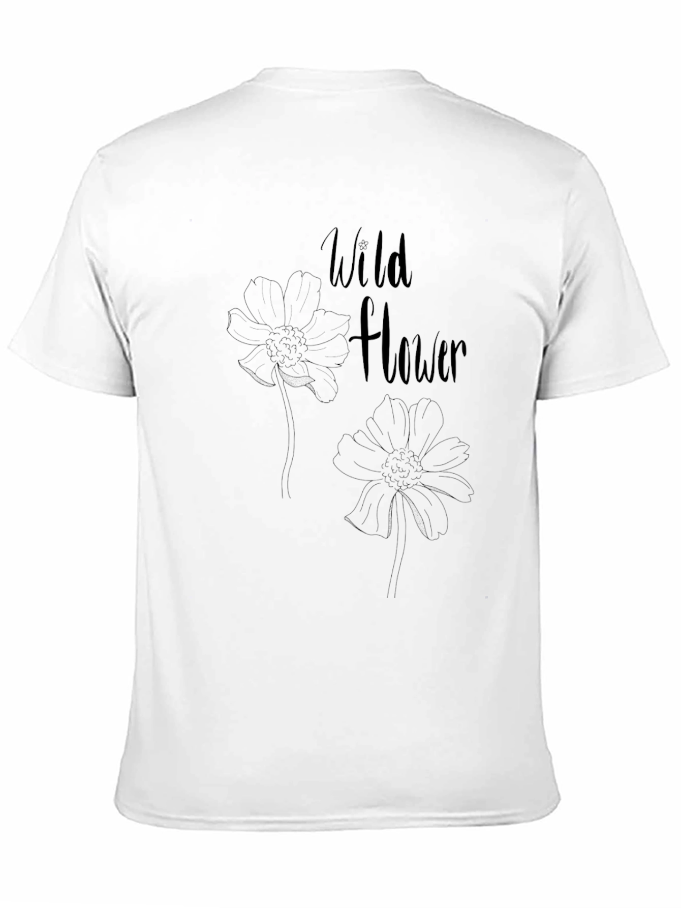 Wildflower Graphic Tee - Black