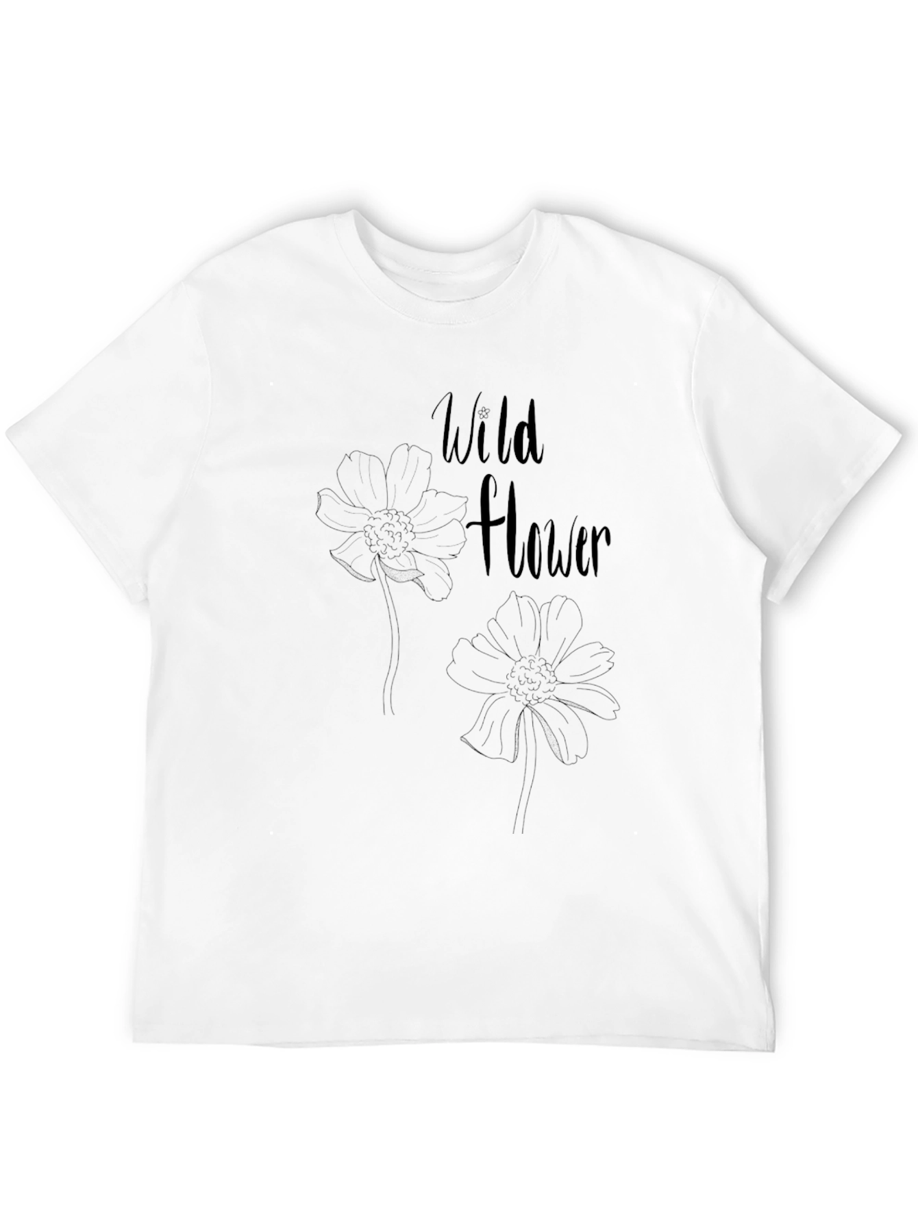 Wildflower Graphic Tee - Black