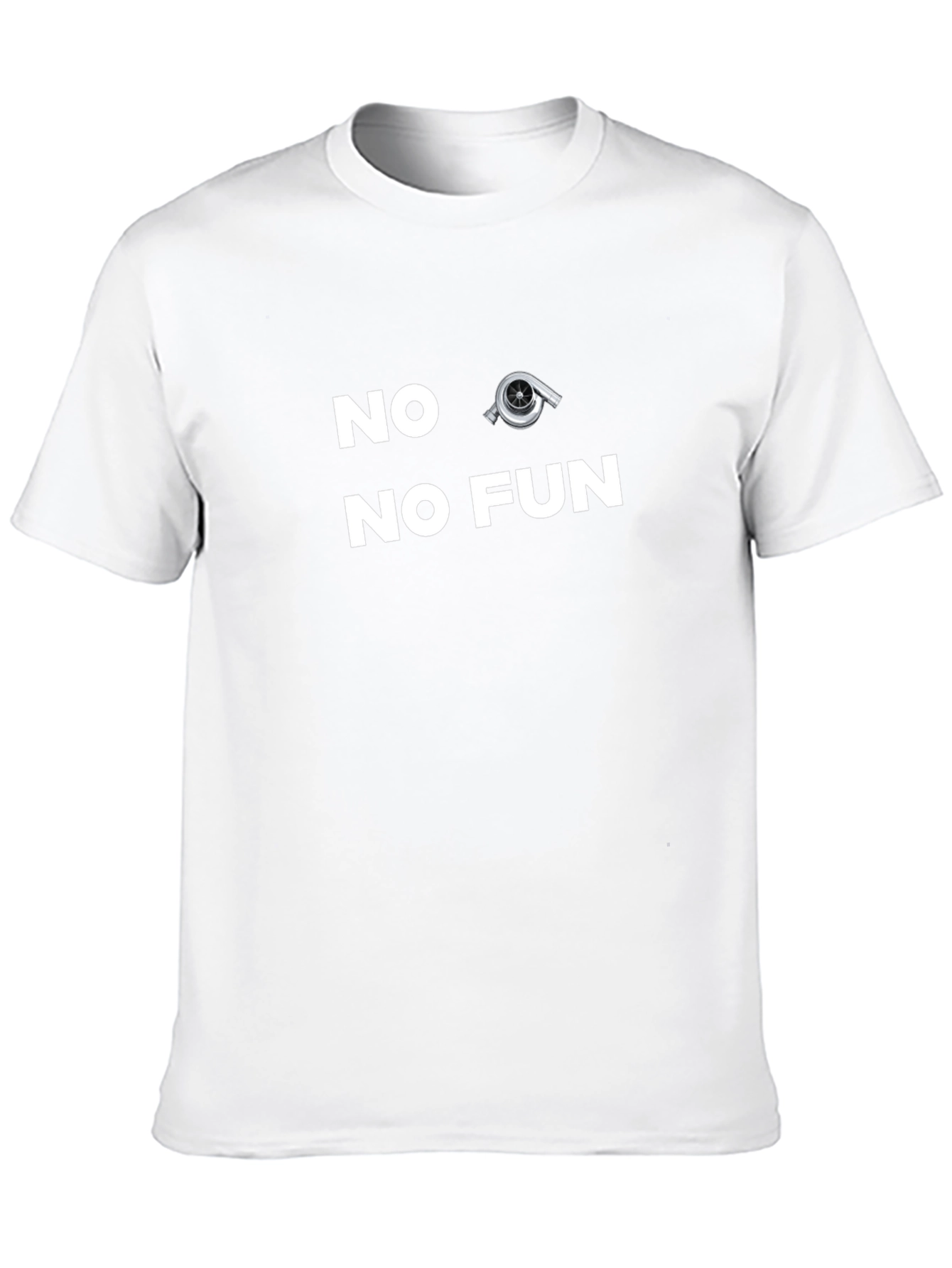 No Turbo No Fun Black T-Shirt