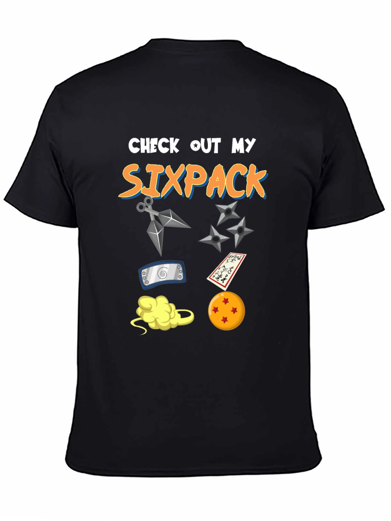 Anime Sixpack Graphic T-Shirt