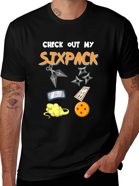 Anime Sixpack Graphic T-Shirt
