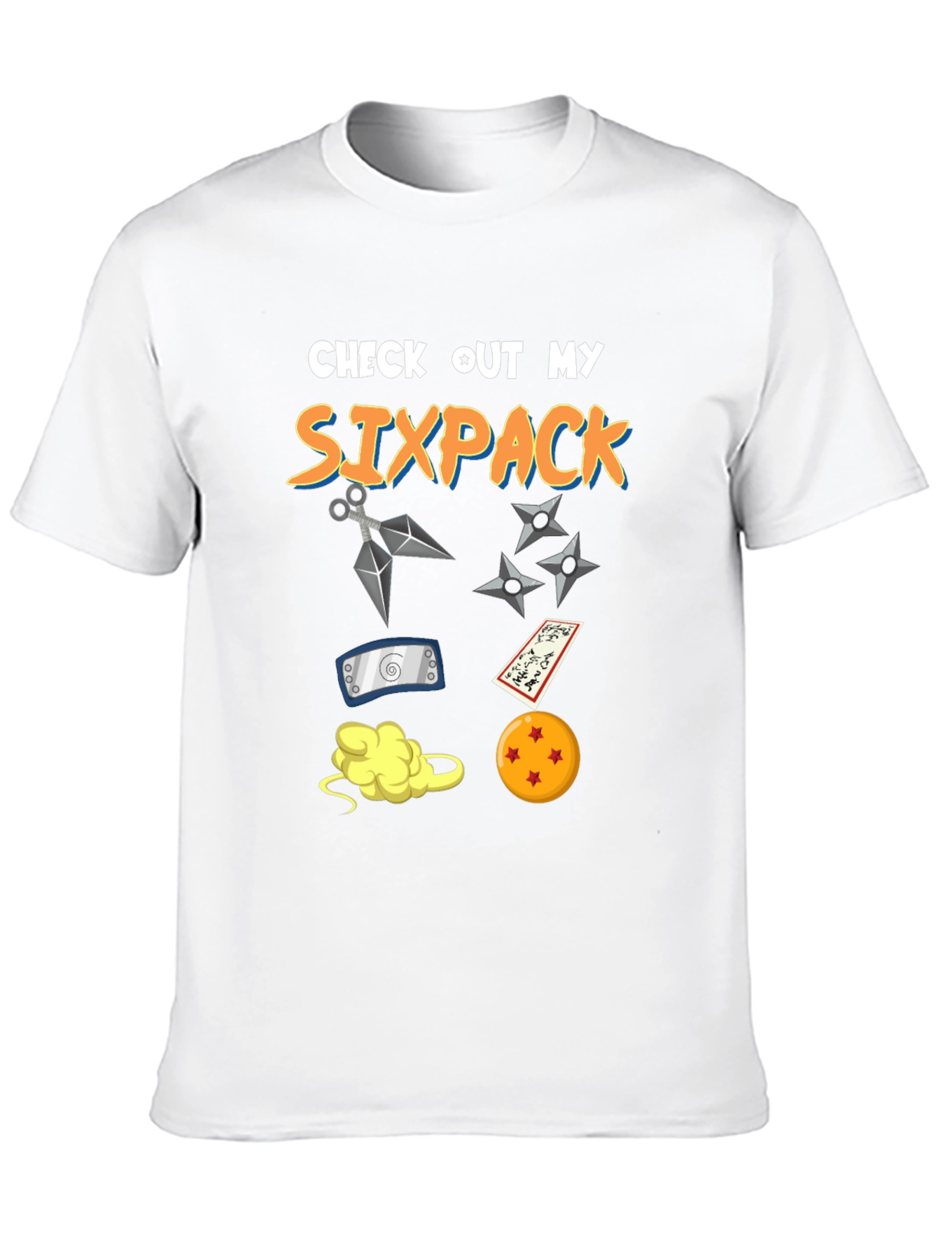 Anime Sixpack Graphic T-Shirt