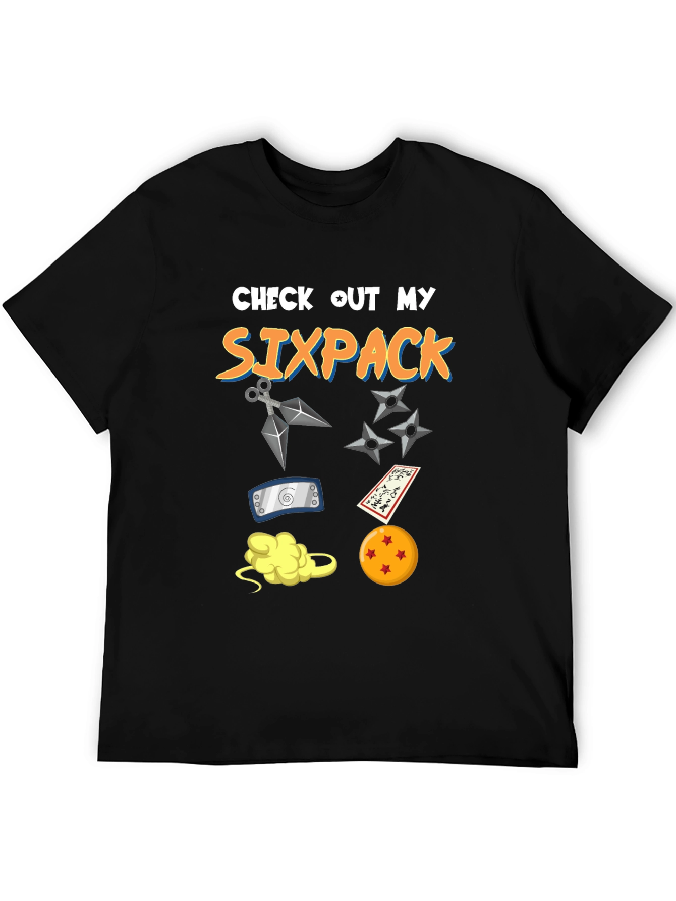 Anime Sixpack Graphic T-Shirt