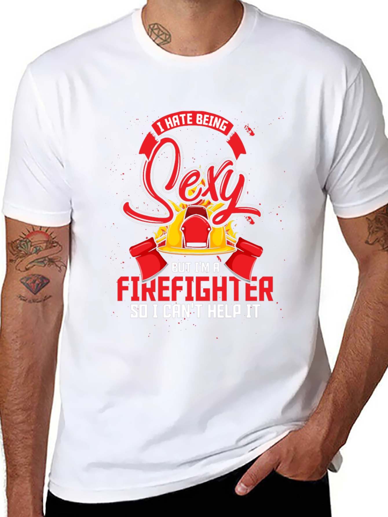 Firefighter Sexy T-Shirt - Humor Tee