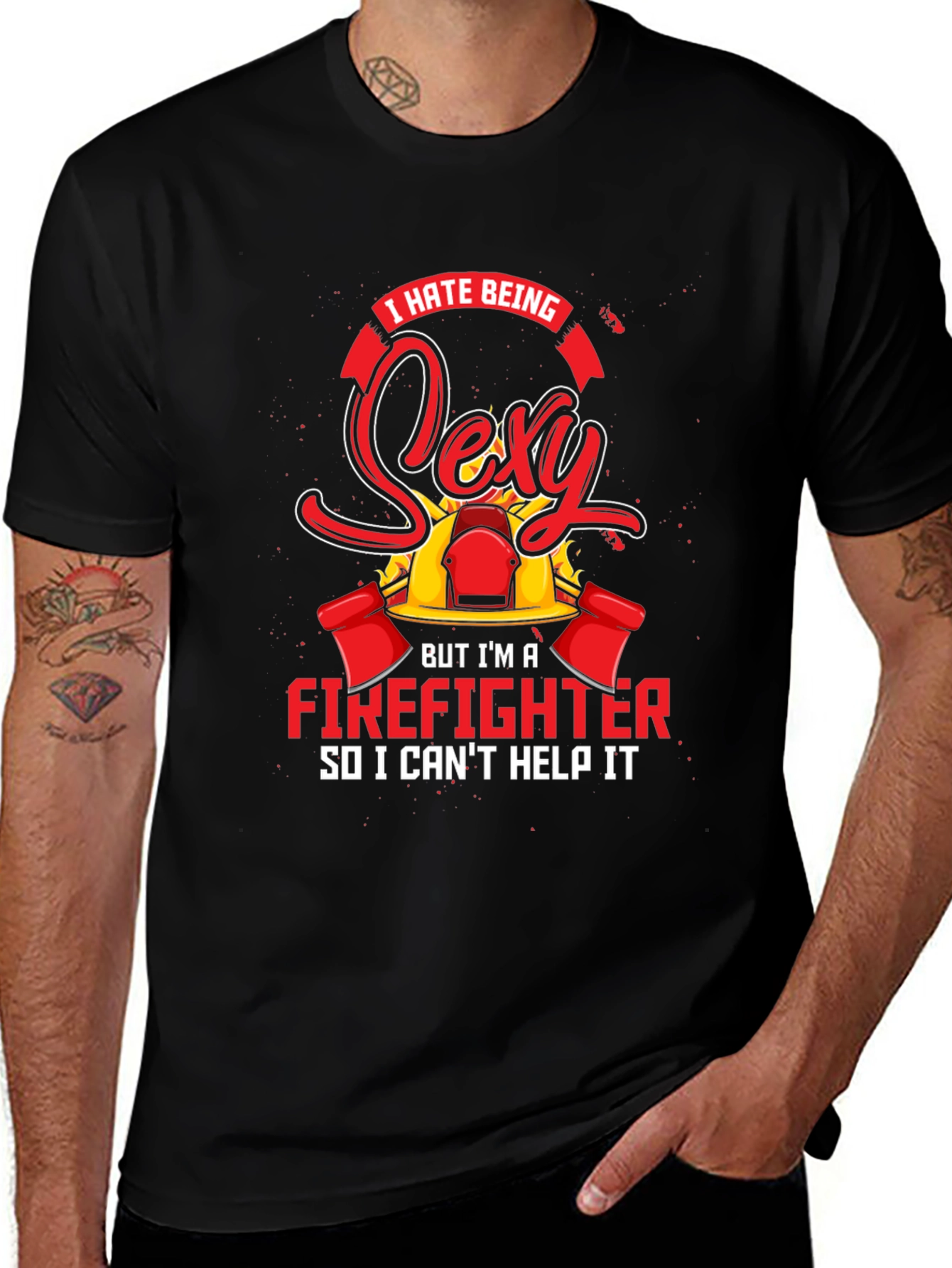 Firefighter Sexy T-Shirt - Humor Tee