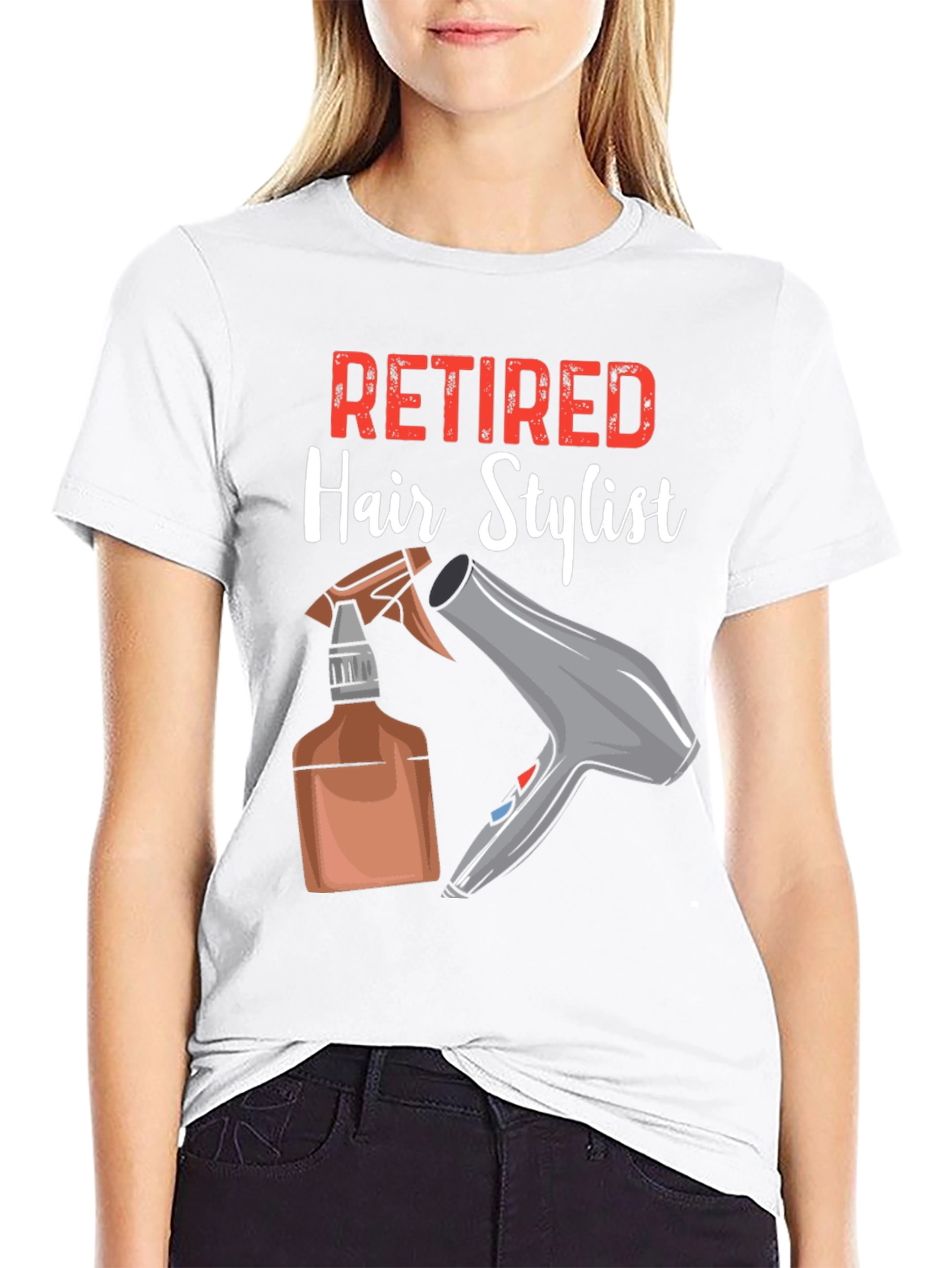 Retired Hair Stylist T-Shirt - Funny Gift
