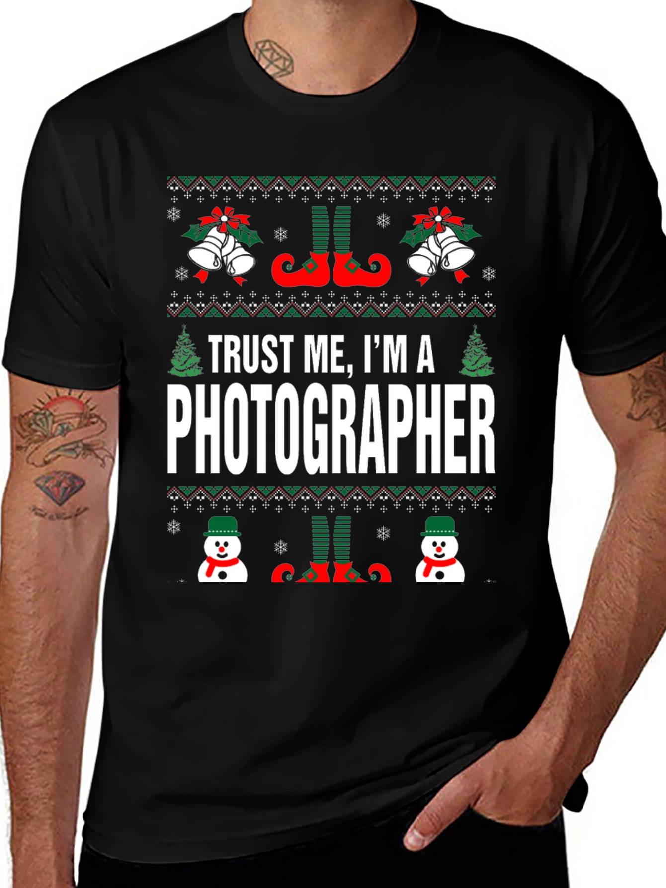 Trust Me Im A Photographer Christmas T-Shirt