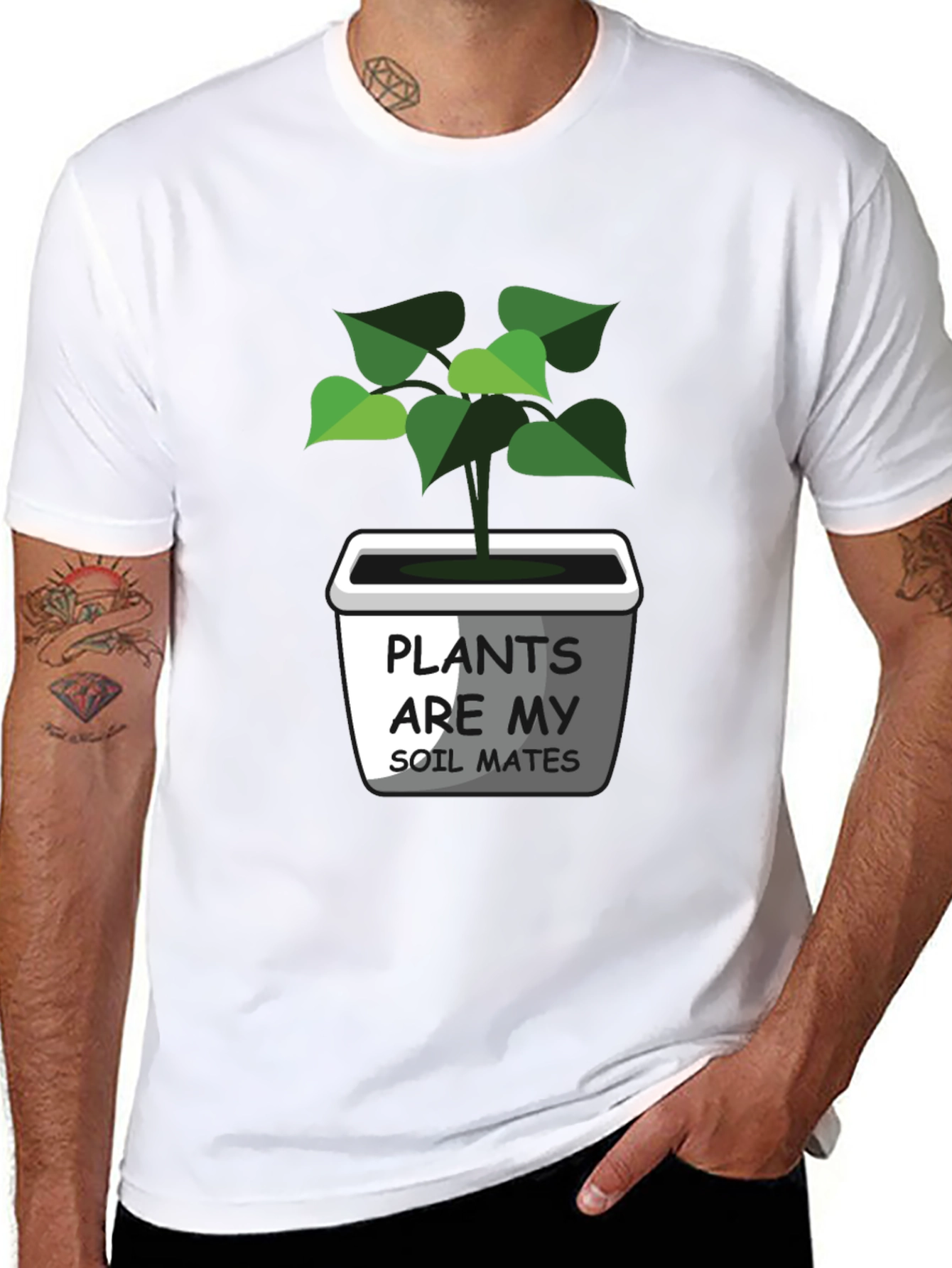 Plants Are My Soil Mates Graphic Tee