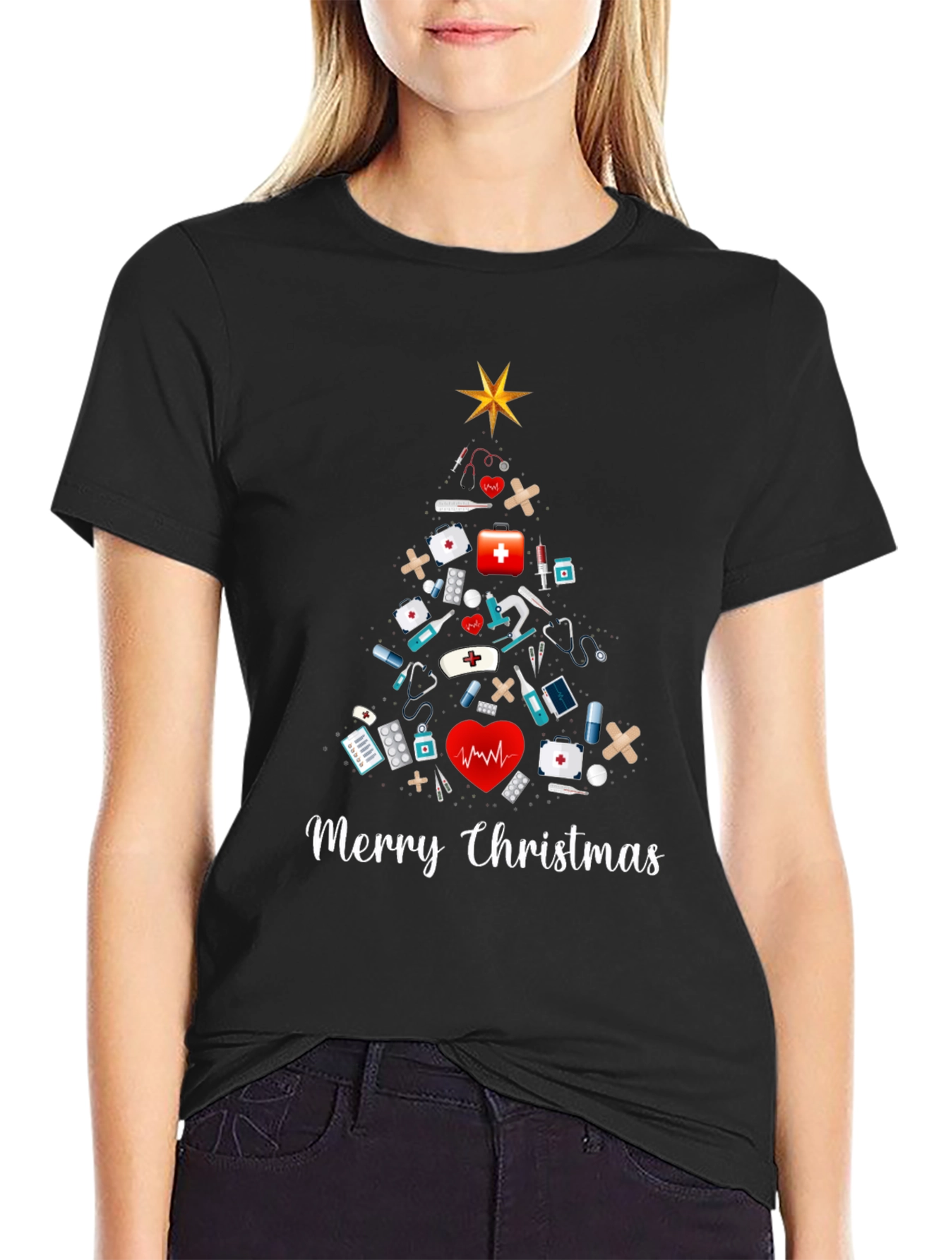 Merry Christmas Nurse T-Shirt
