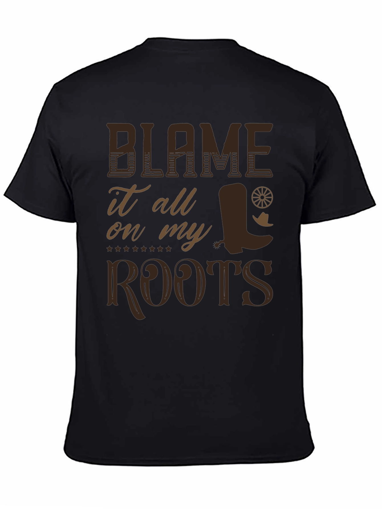 Blame It On My Roots Graphic T-Shirt
