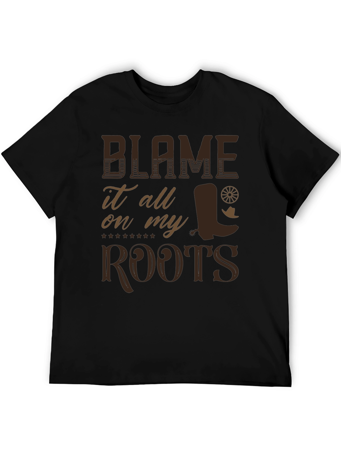 Blame It On My Roots Graphic T-Shirt