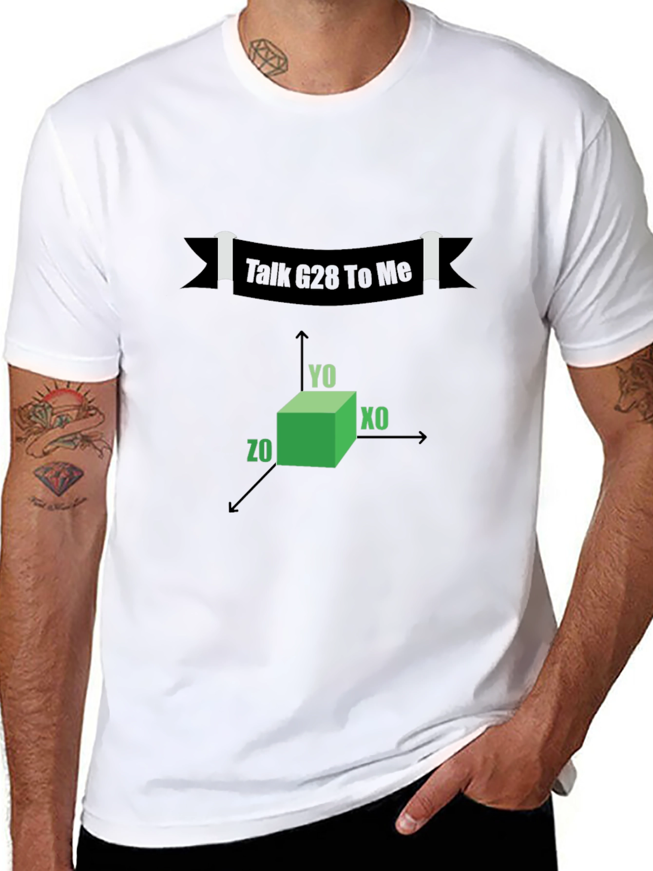 Talk G28 To Me Black T-Shirt