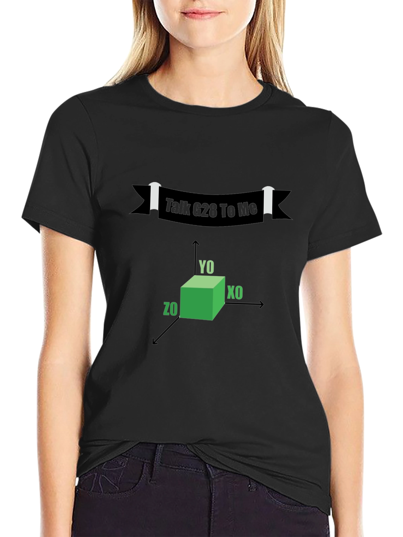 Talk G28 To Me Black T-Shirt