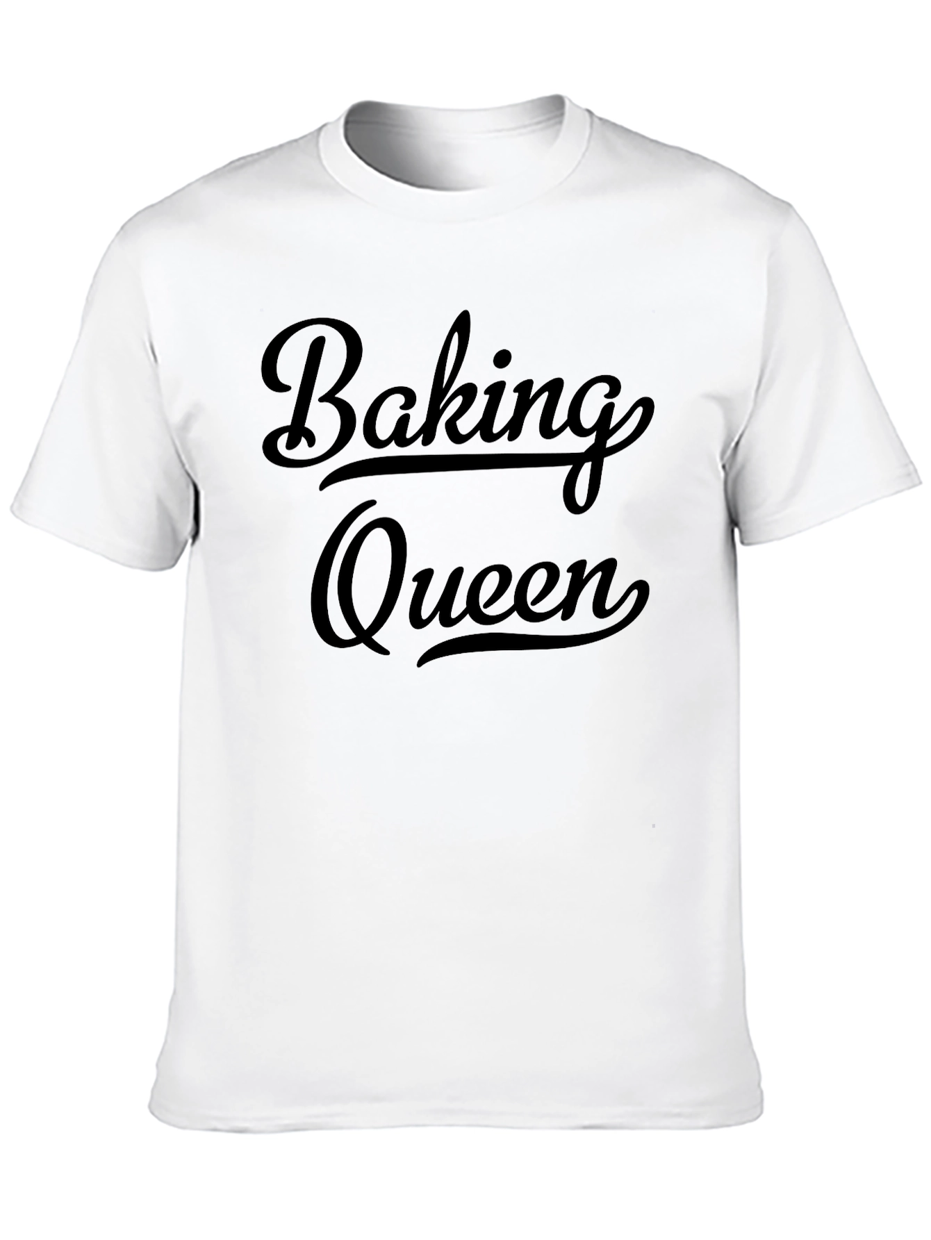 Baking Queen Graphic Tee - Black