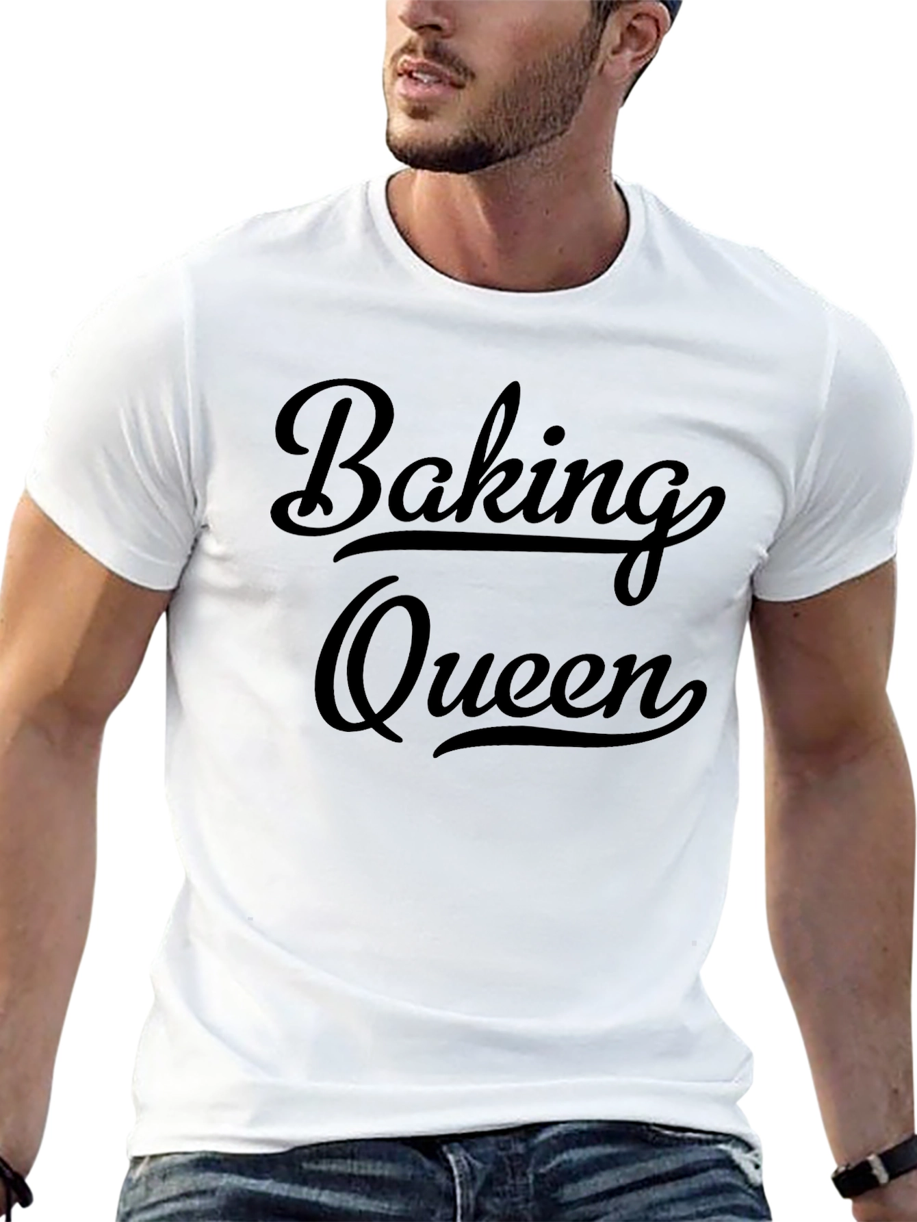 Baking Queen Graphic Tee - Black