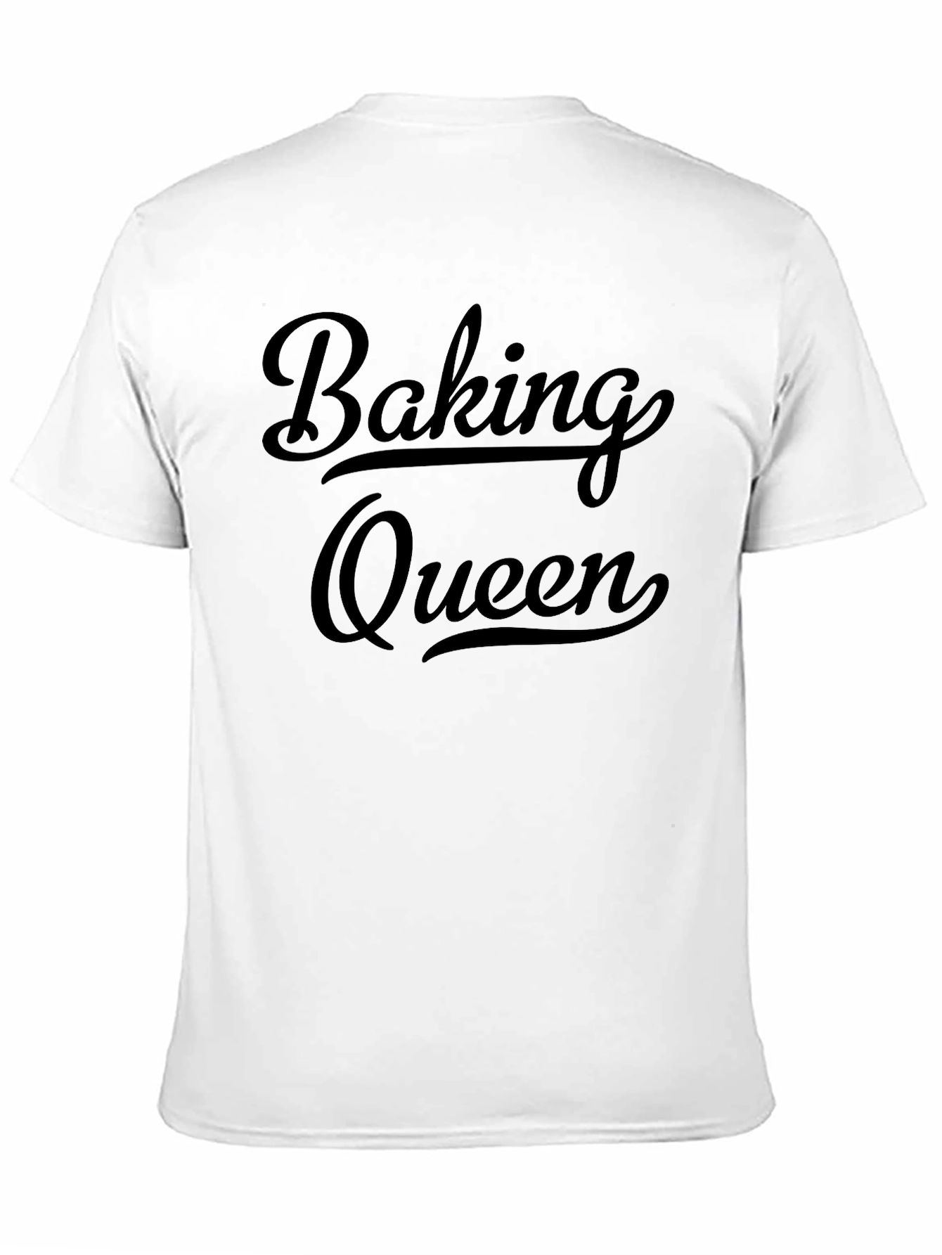 Baking Queen Graphic Tee - Black