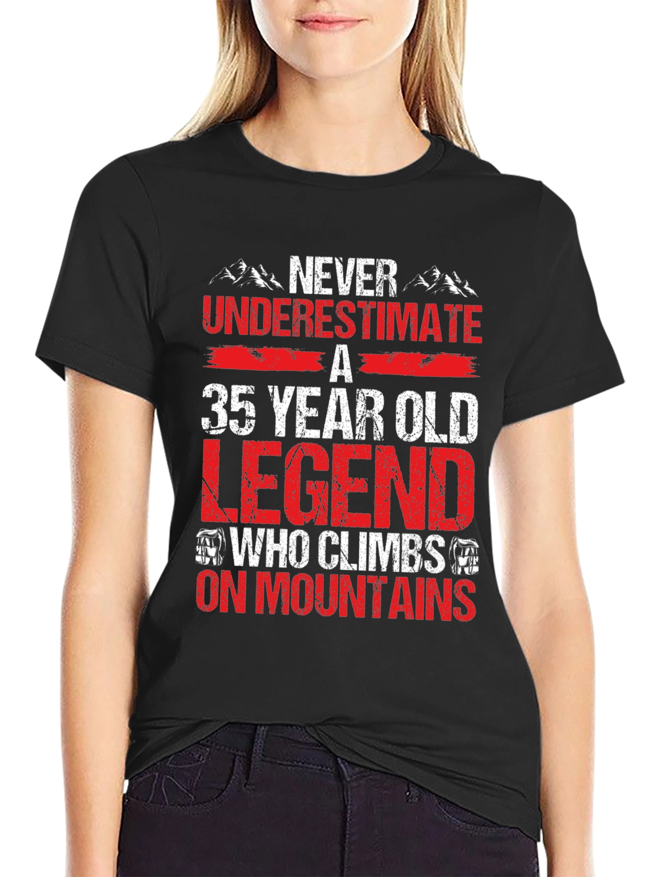 35 Year Old Legend Mountain Climber T-Shirt