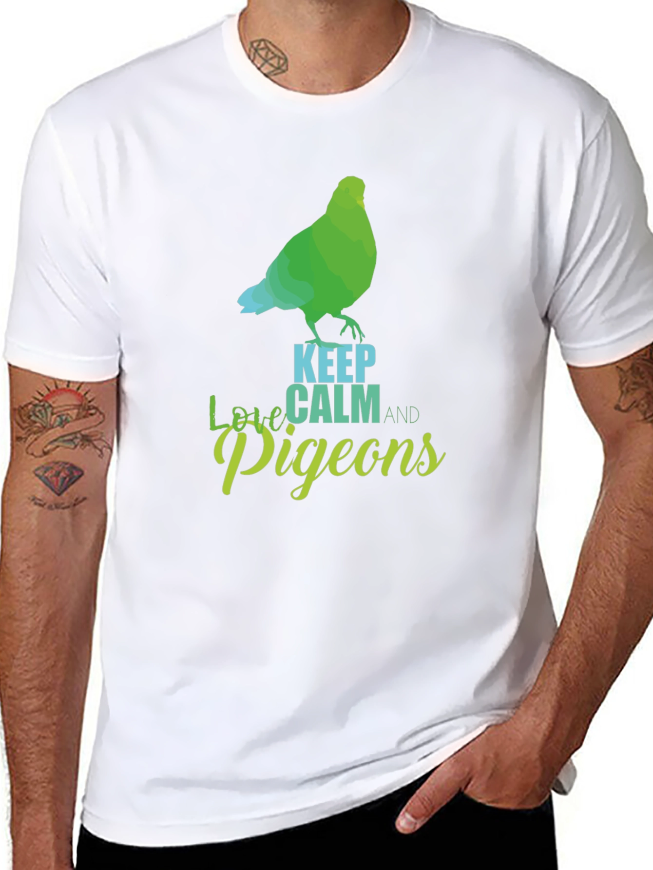 Keep Calm and Love Pigeons T-Shirt