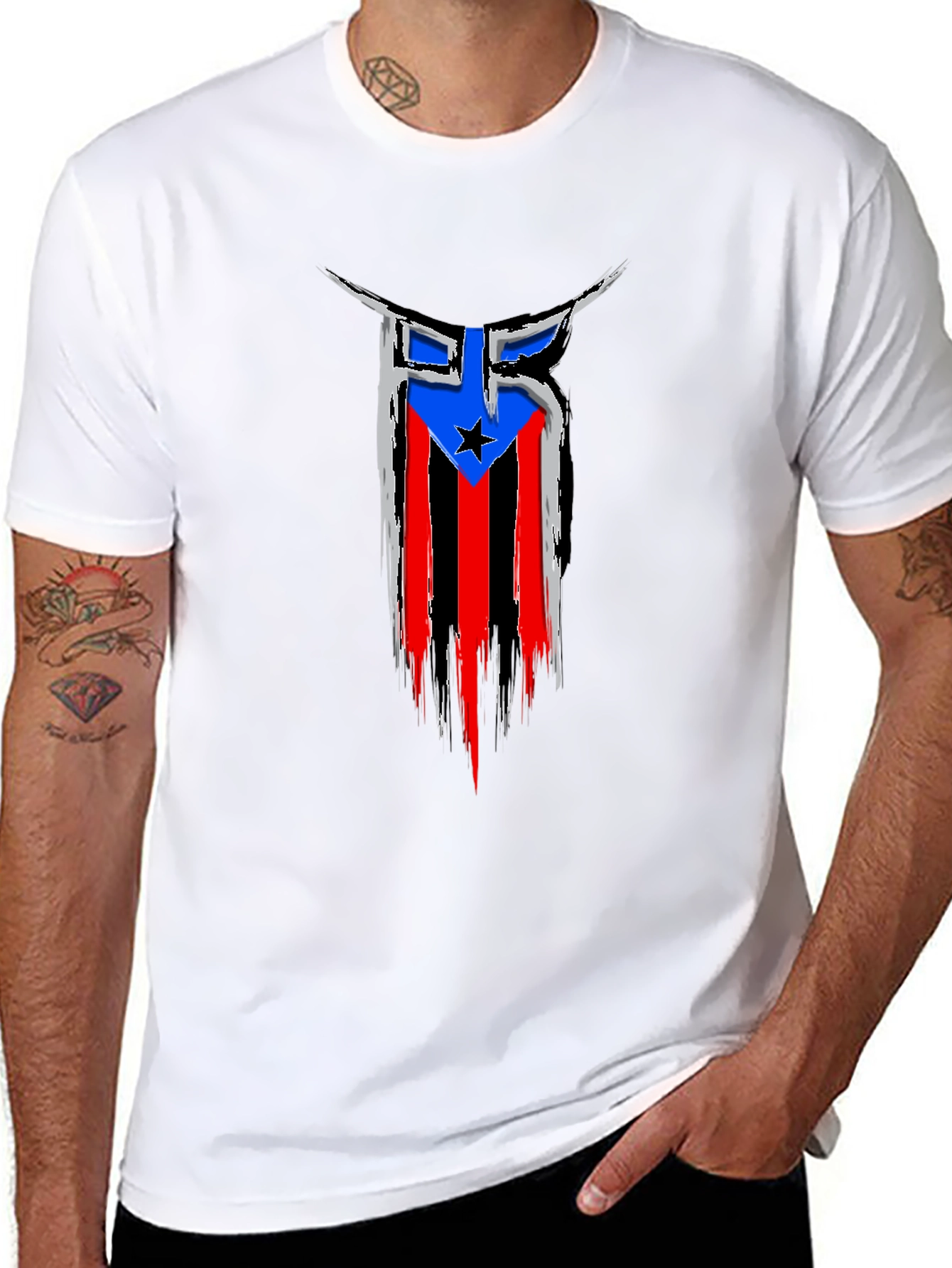 Puerto Rico Flag T-Shirt - Boricua Pride