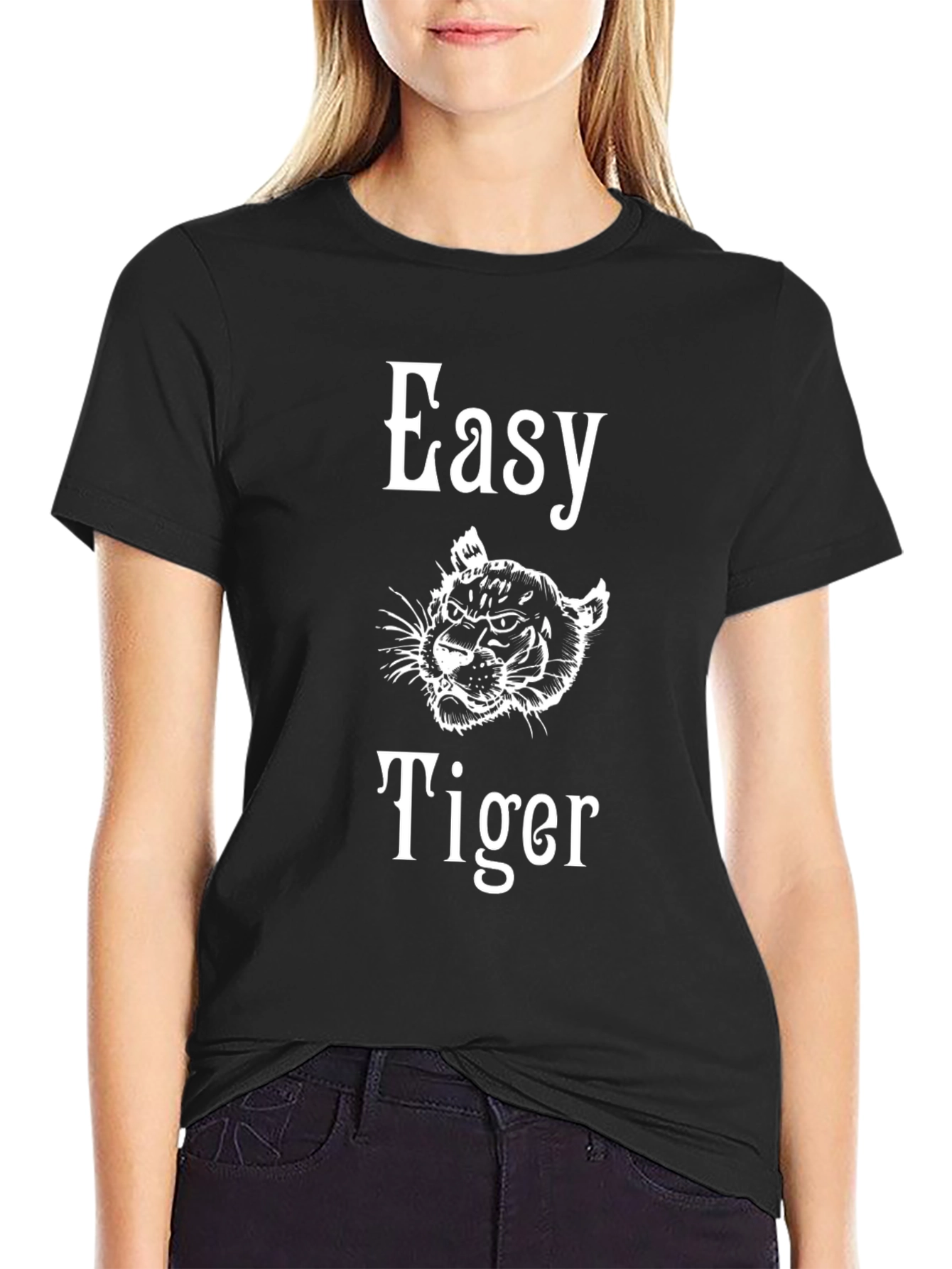 Easy Tiger Graphic Tee - Black