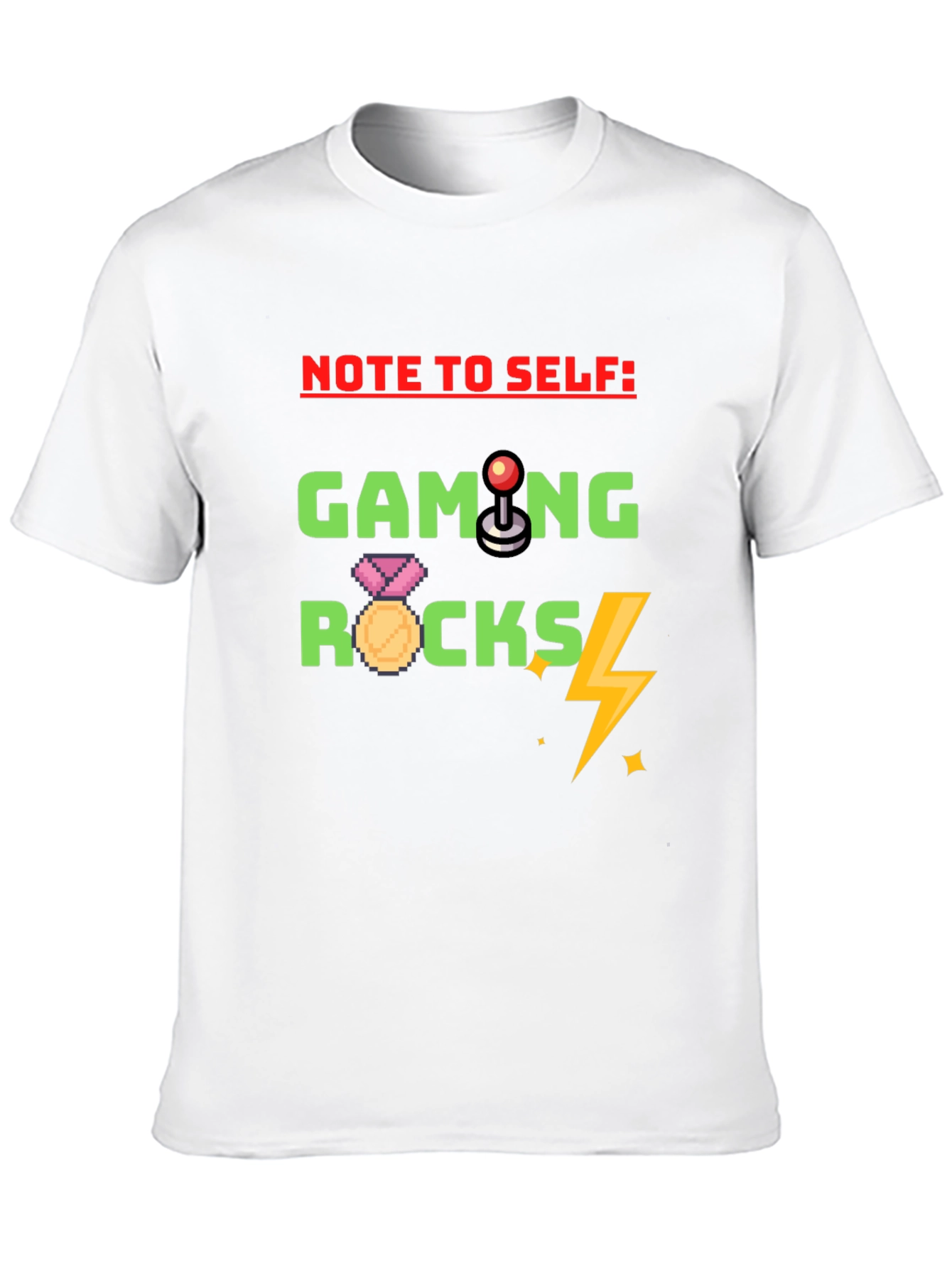 Gaming Rocks T-Shirt - Gamer Novelty Tee