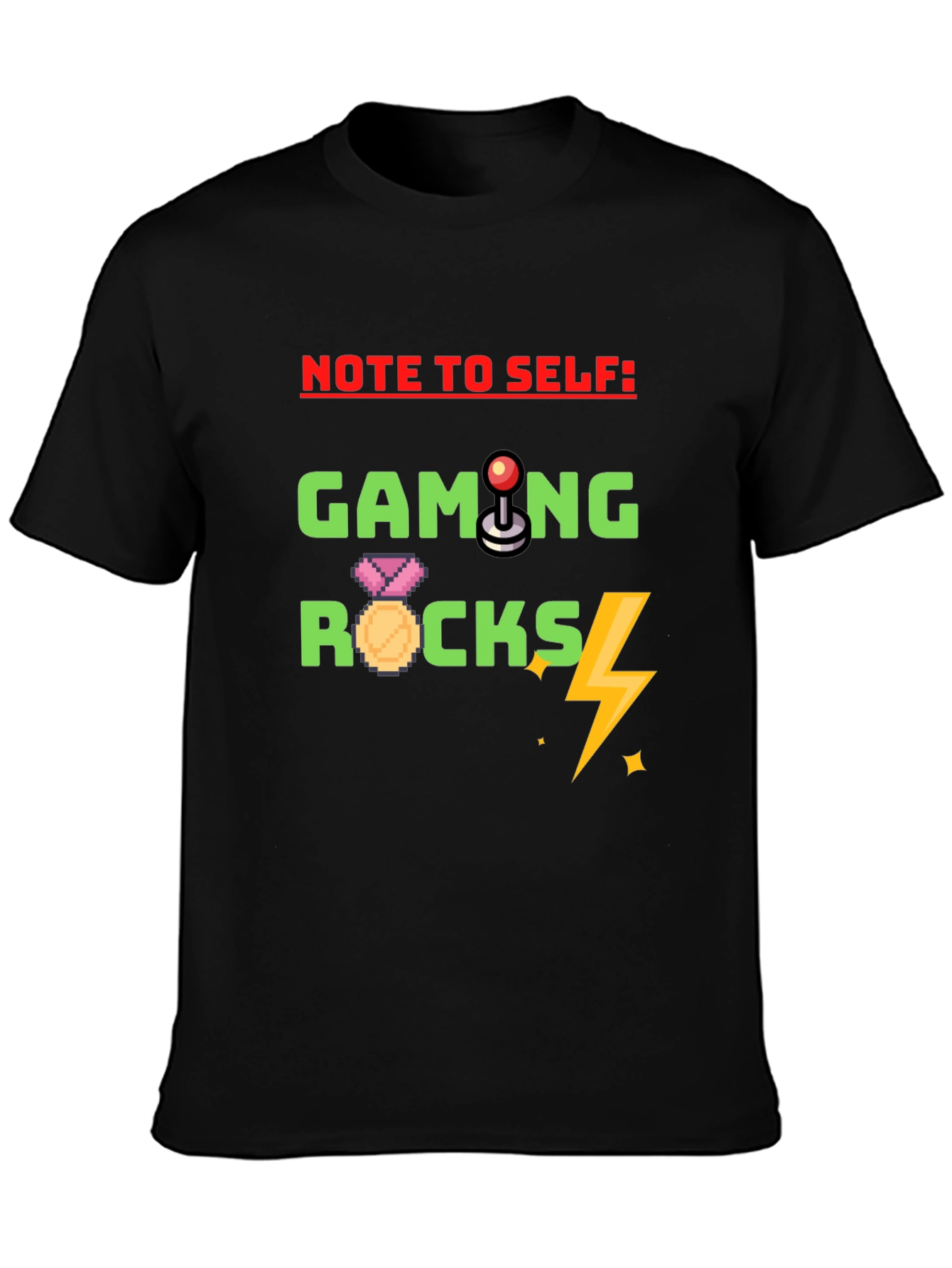 Gaming Rocks T-Shirt - Gamer Novelty Tee