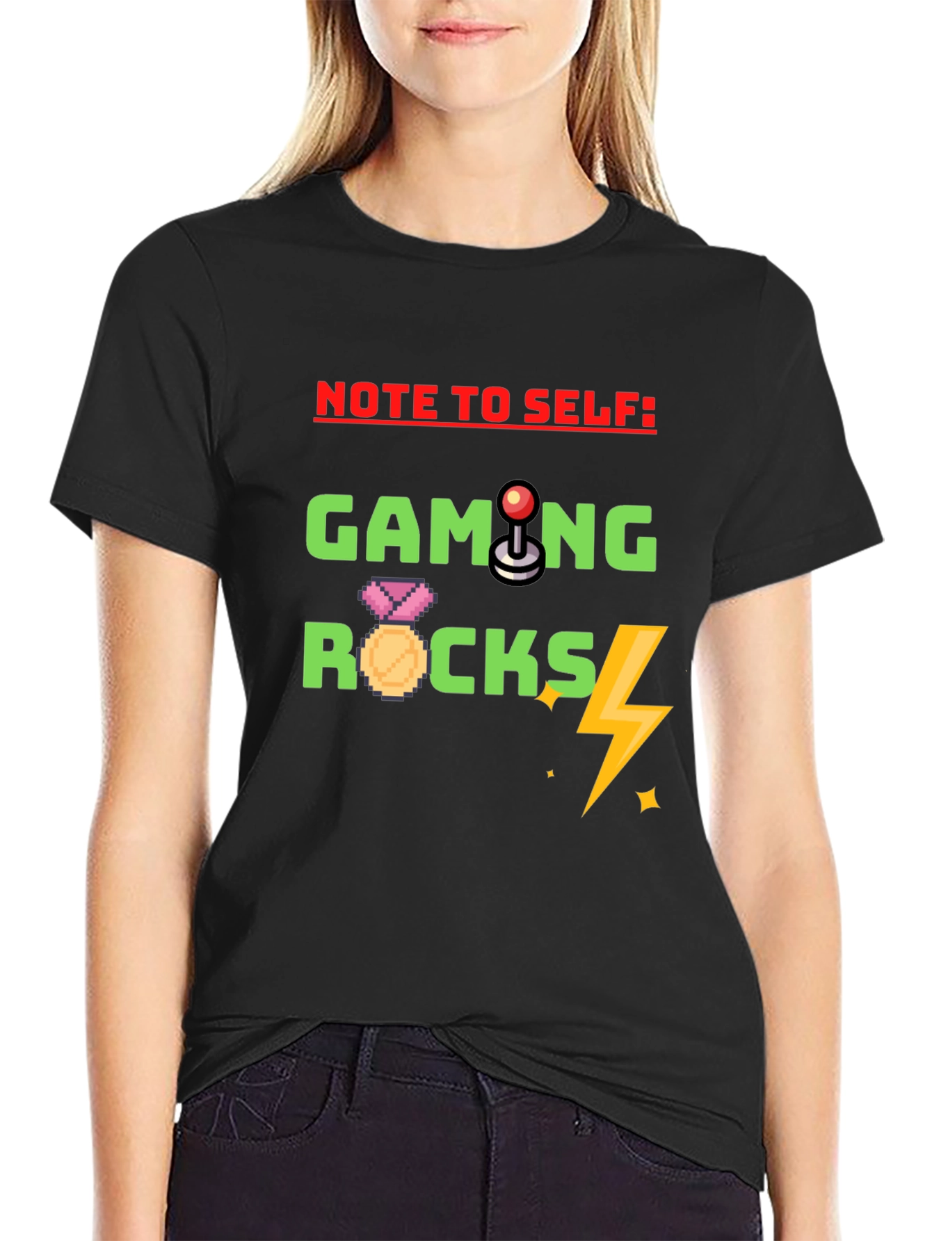 Gaming Rocks T-Shirt - Gamer Novelty Tee