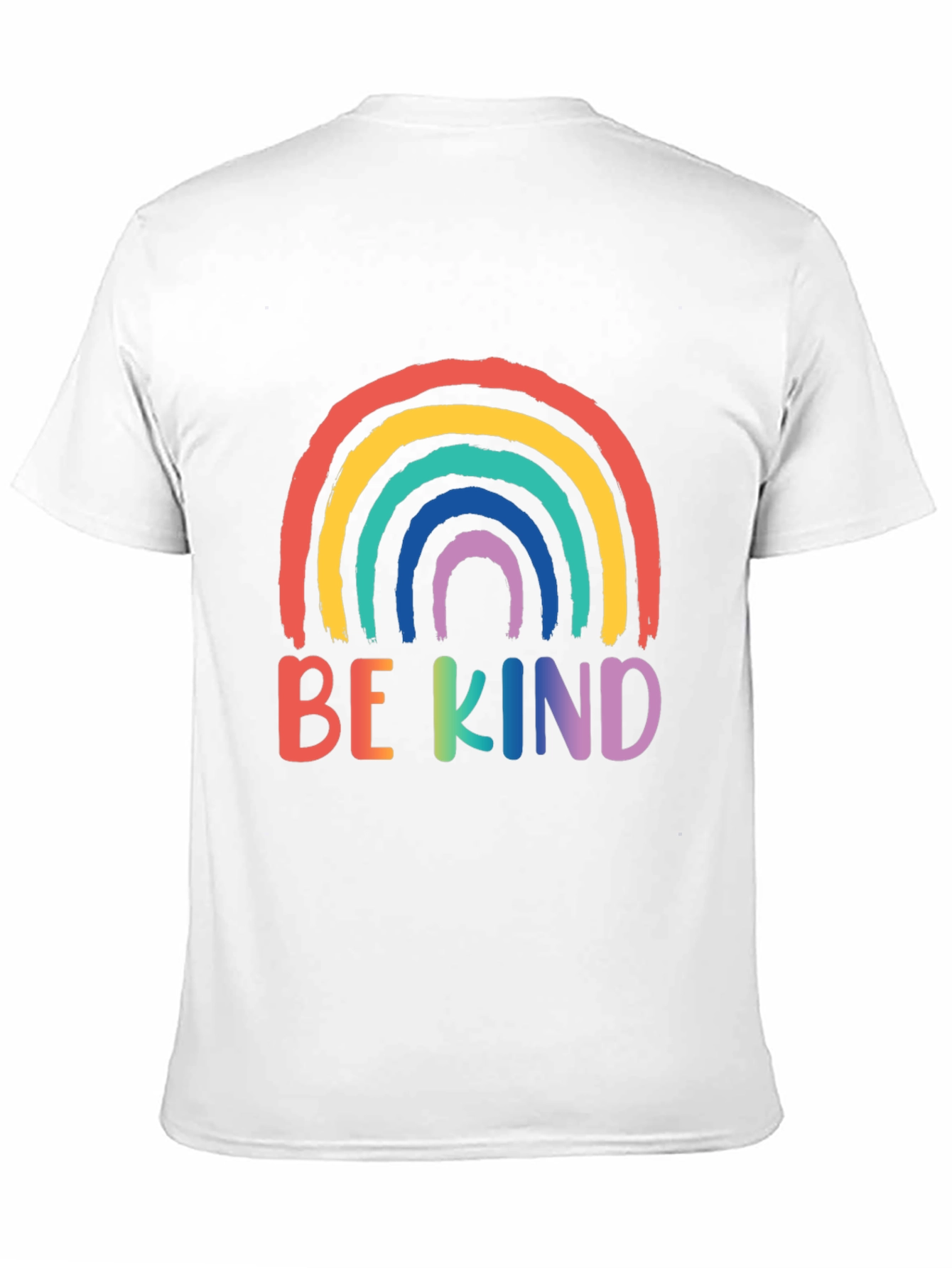 Be Kind Rainbow Graphic Tee - Unisex