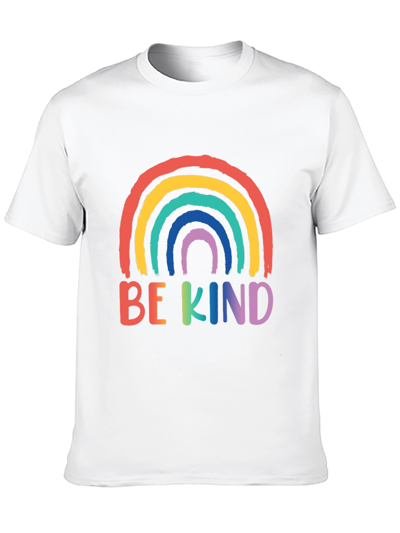 Be Kind Rainbow Graphic Tee - Unisex