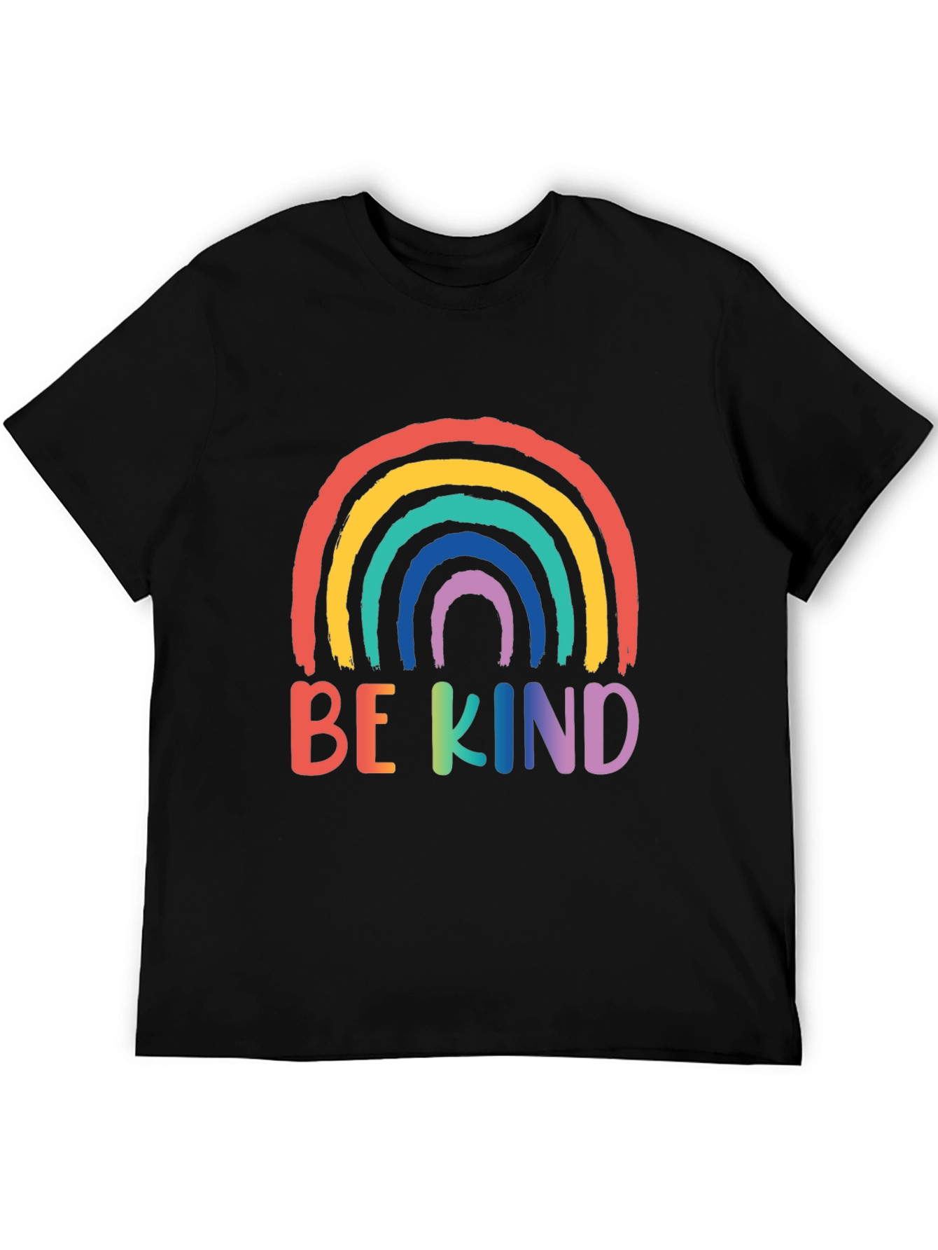 Be Kind Rainbow Graphic Tee - Unisex