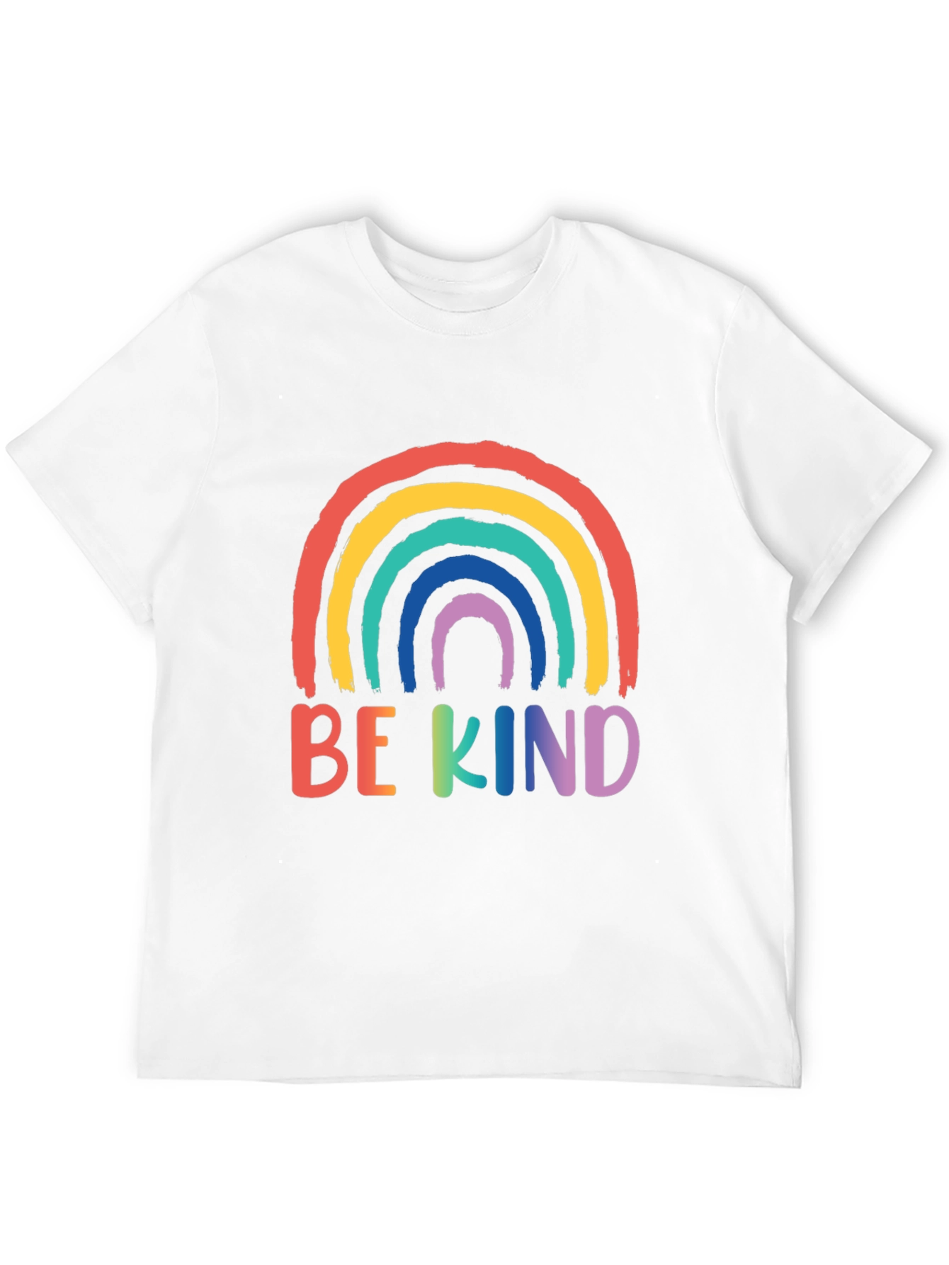 Be Kind Rainbow Graphic Tee - Unisex