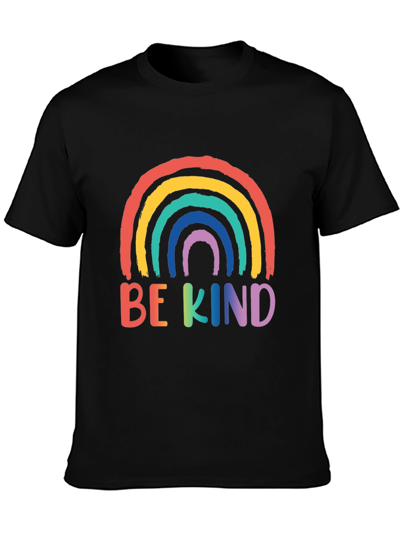 Be Kind Rainbow Graphic Tee - Unisex
