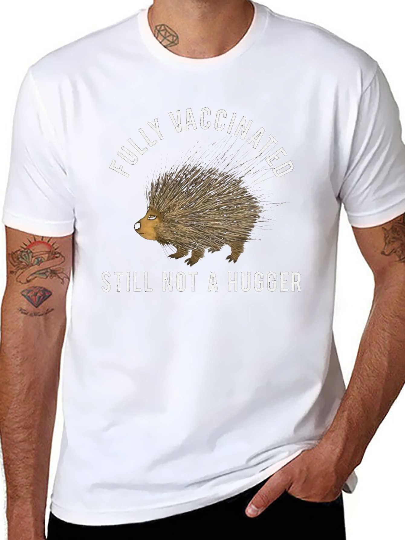Fully Vaccinated Still Not A Hugger T-Shirt