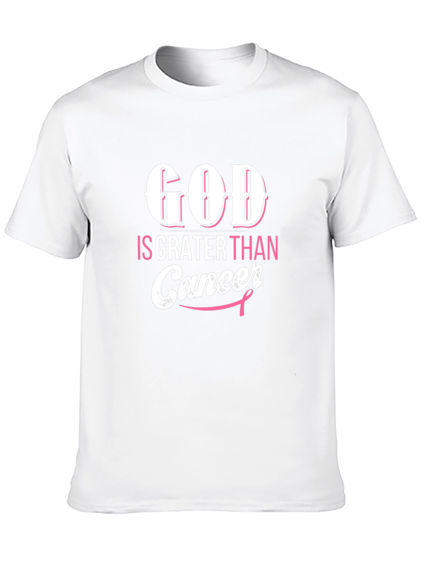 God Is Greater Than Cancer Awareness T-Shirt