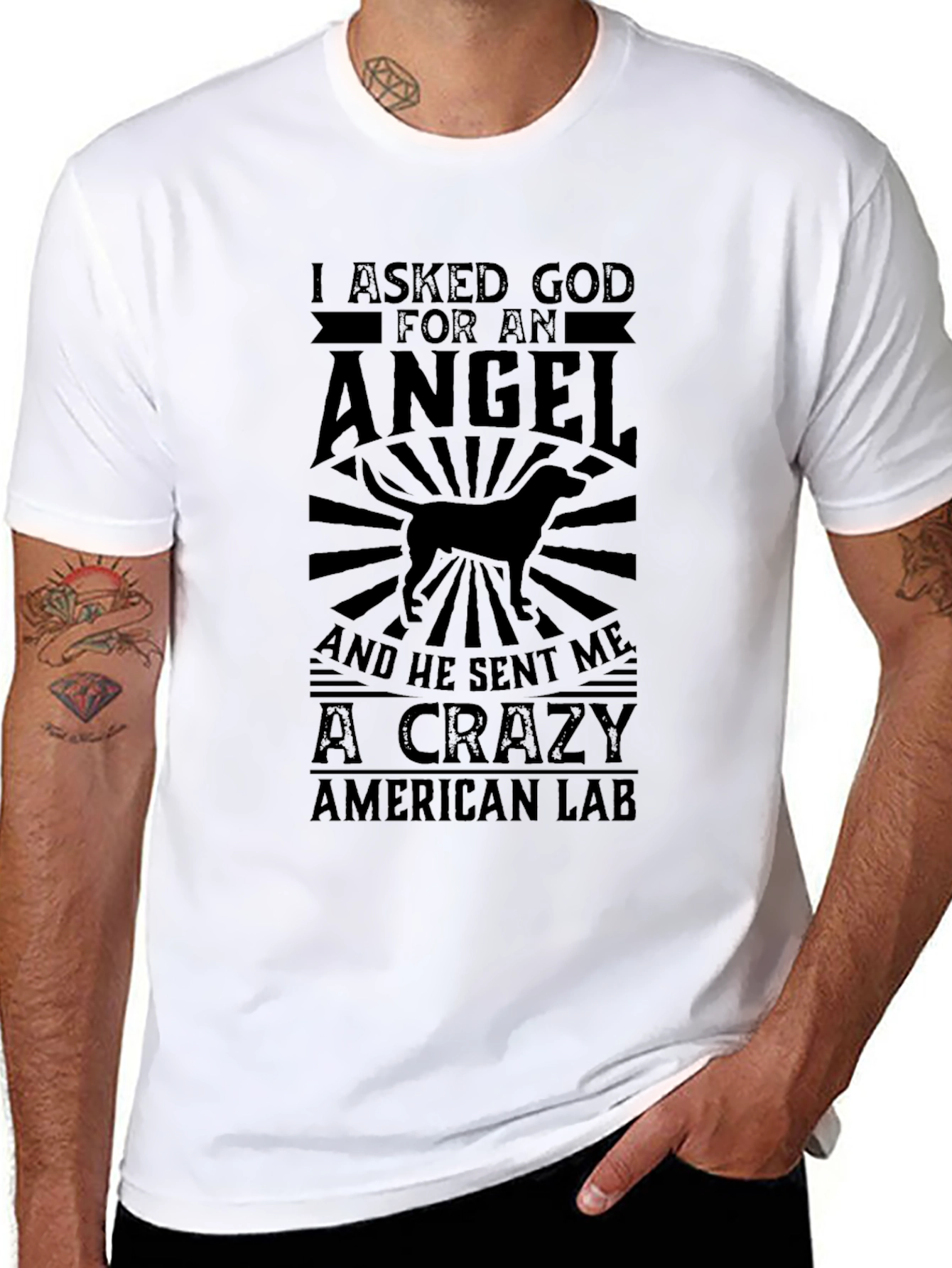 Crazy American Lab T-Shirt